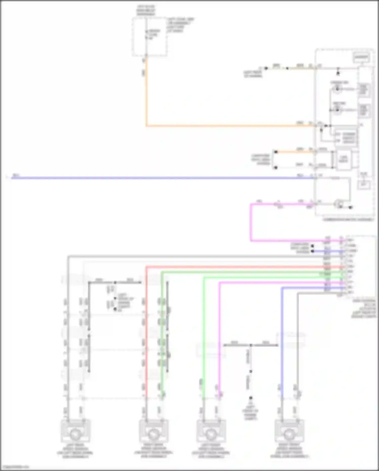Wiring diagram computer data lines system for Toyota Land Cruiser 200 facelift 2 (2015-2021) (3 of 64)