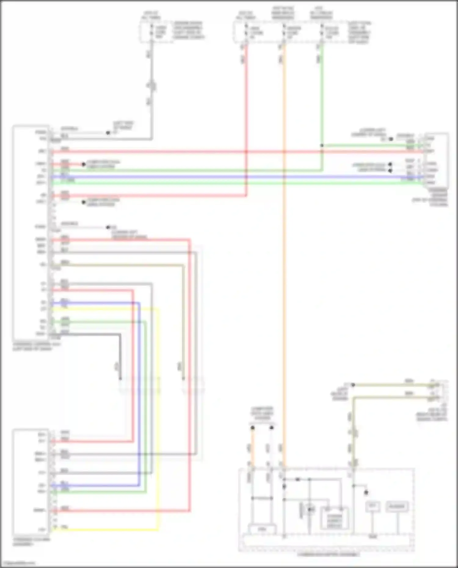 Wiring diagram j/b-b 1 fuse for Toyota Land Cruiser 200 facelift 2 (2015-2021) (2 of 3)