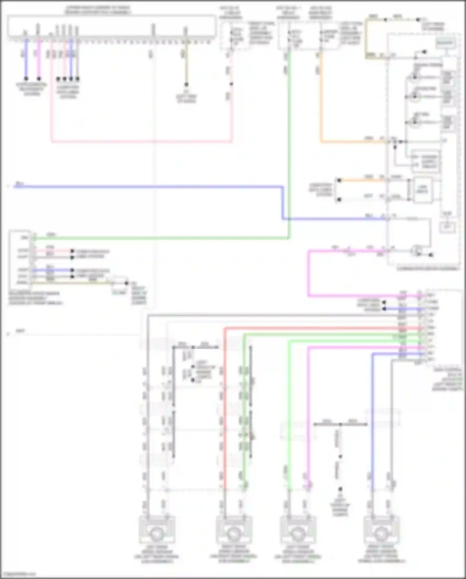 Wiring diagram right front speed sensor for Toyota Land Cruiser 200 facelift 2 (2015-2021) (3 of 3)