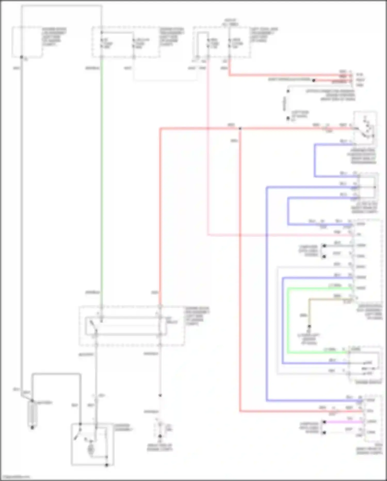 Wiring diagram shift interlock system for Toyota Land Cruiser 200 facelift 2 (2015-2021) (4 of 4)