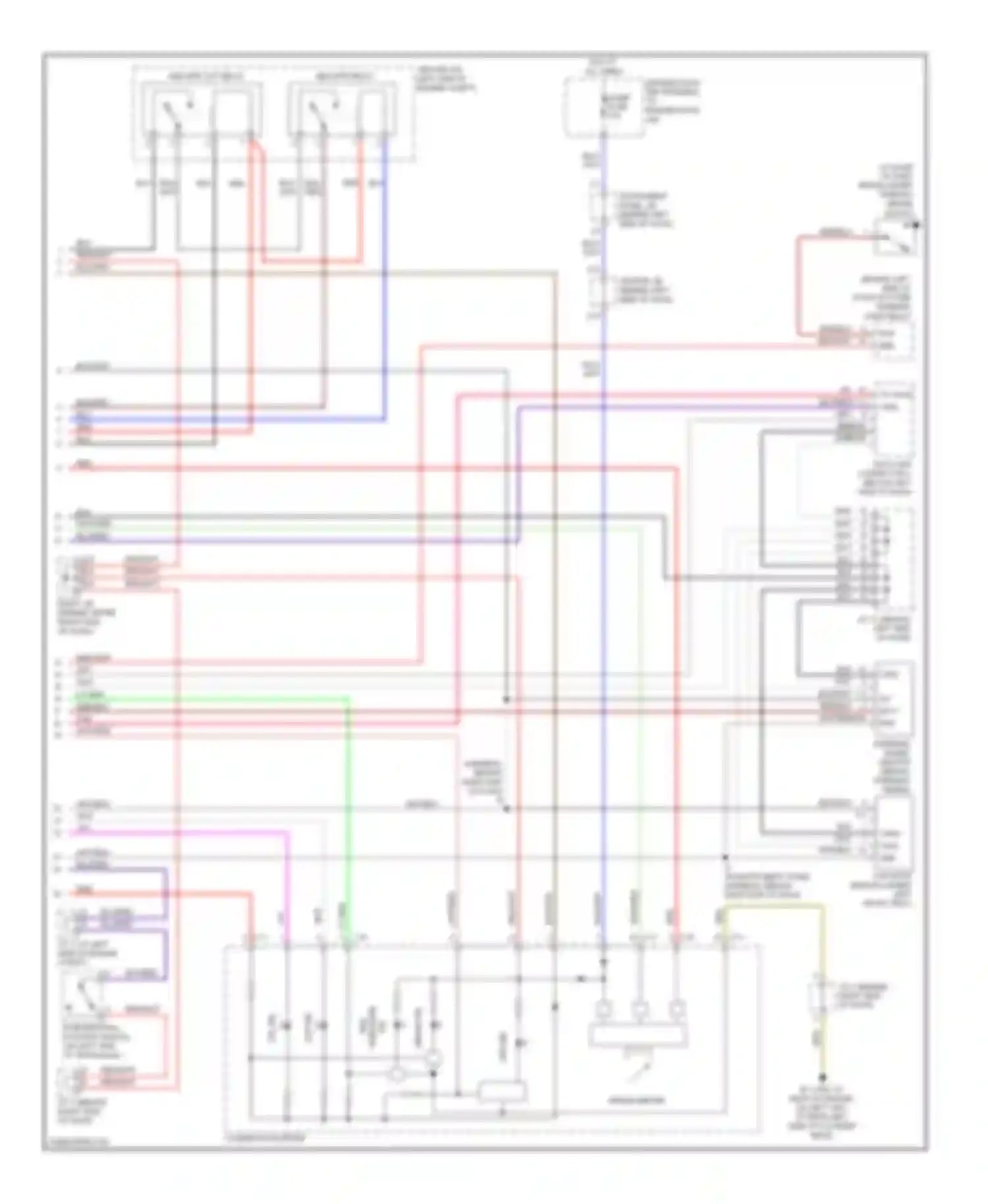 Matrix Toyota E130 (2002-2008): Anti-lock brakes circuit, with vsc (2 of 2)