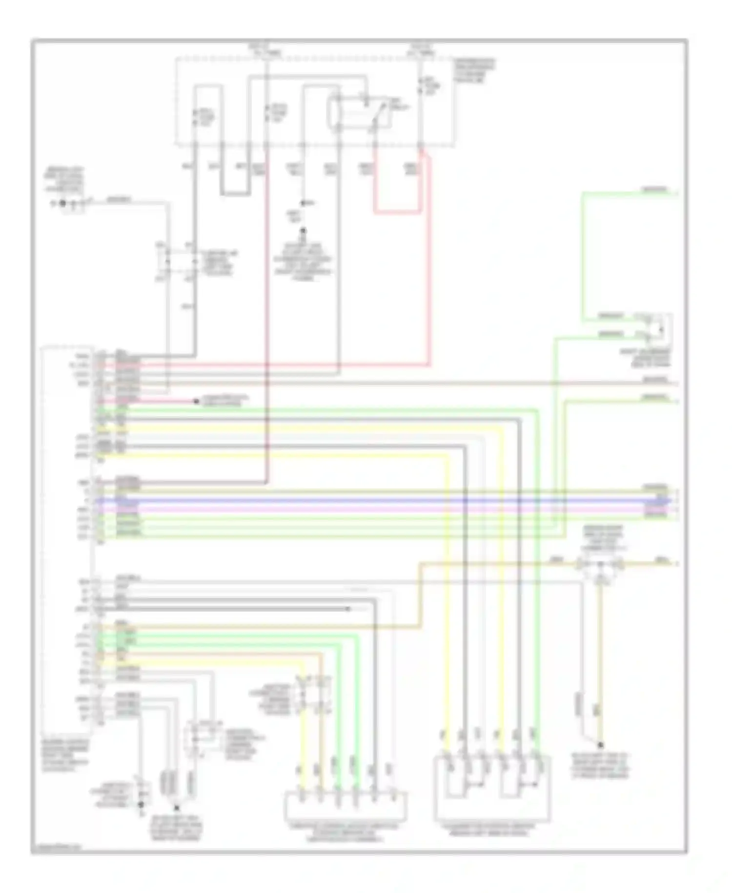 Matrix Toyota E130 (2002-2008): Cruise control circuit, xrs (1 of 2)