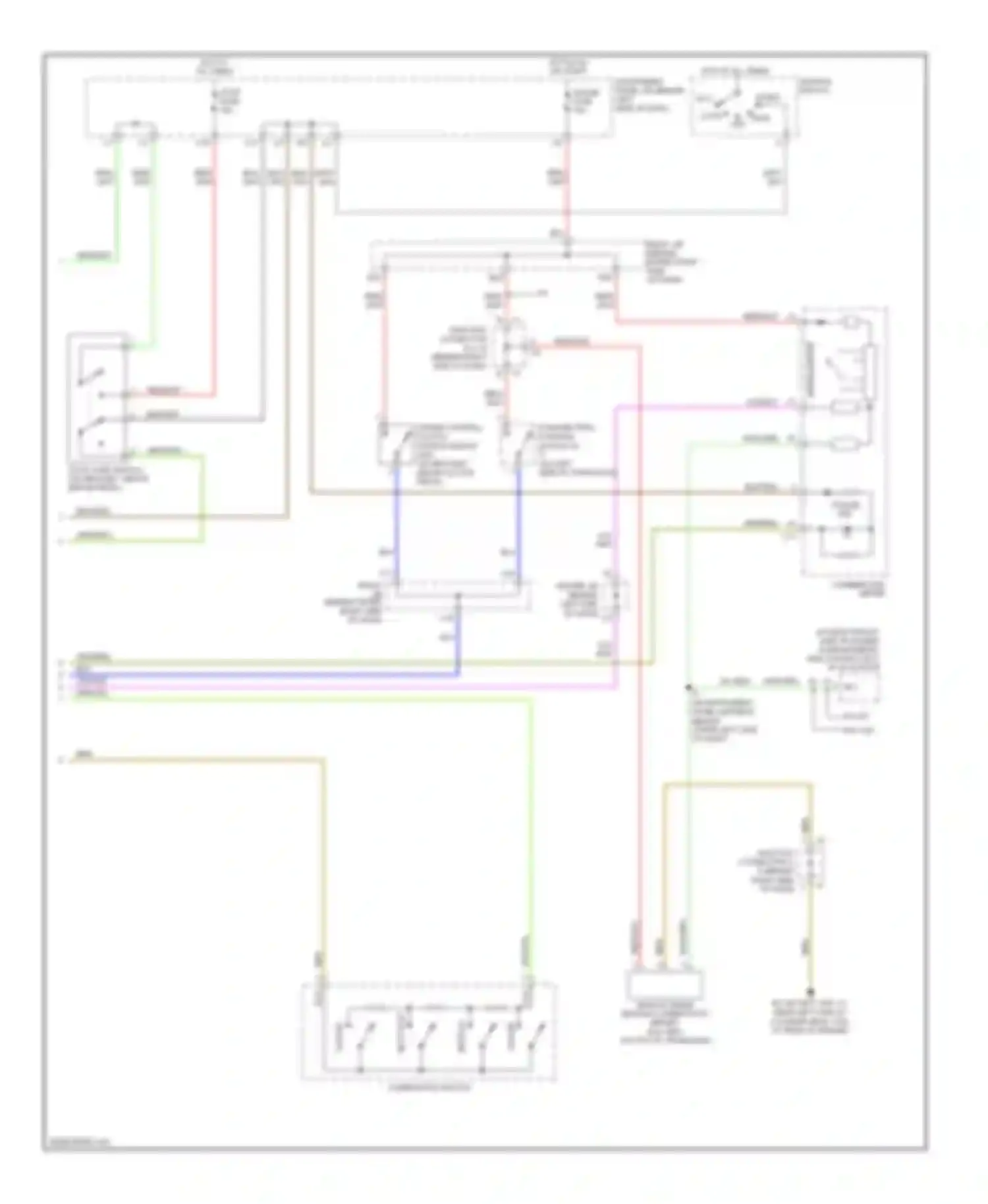 Matrix Toyota E130 (2002-2008): Cruise control circuit, xrs (2 of 2)