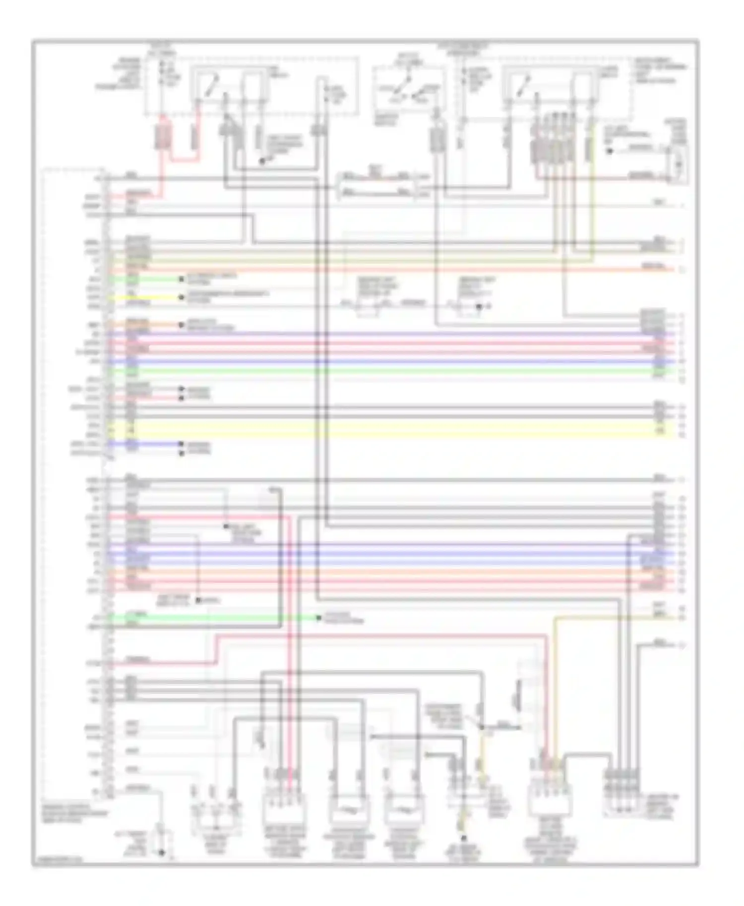Matrix Toyota E130 (2002-2008): Wiring diagram engine performance 1.8l, 2wd except xrs (1 of 4)