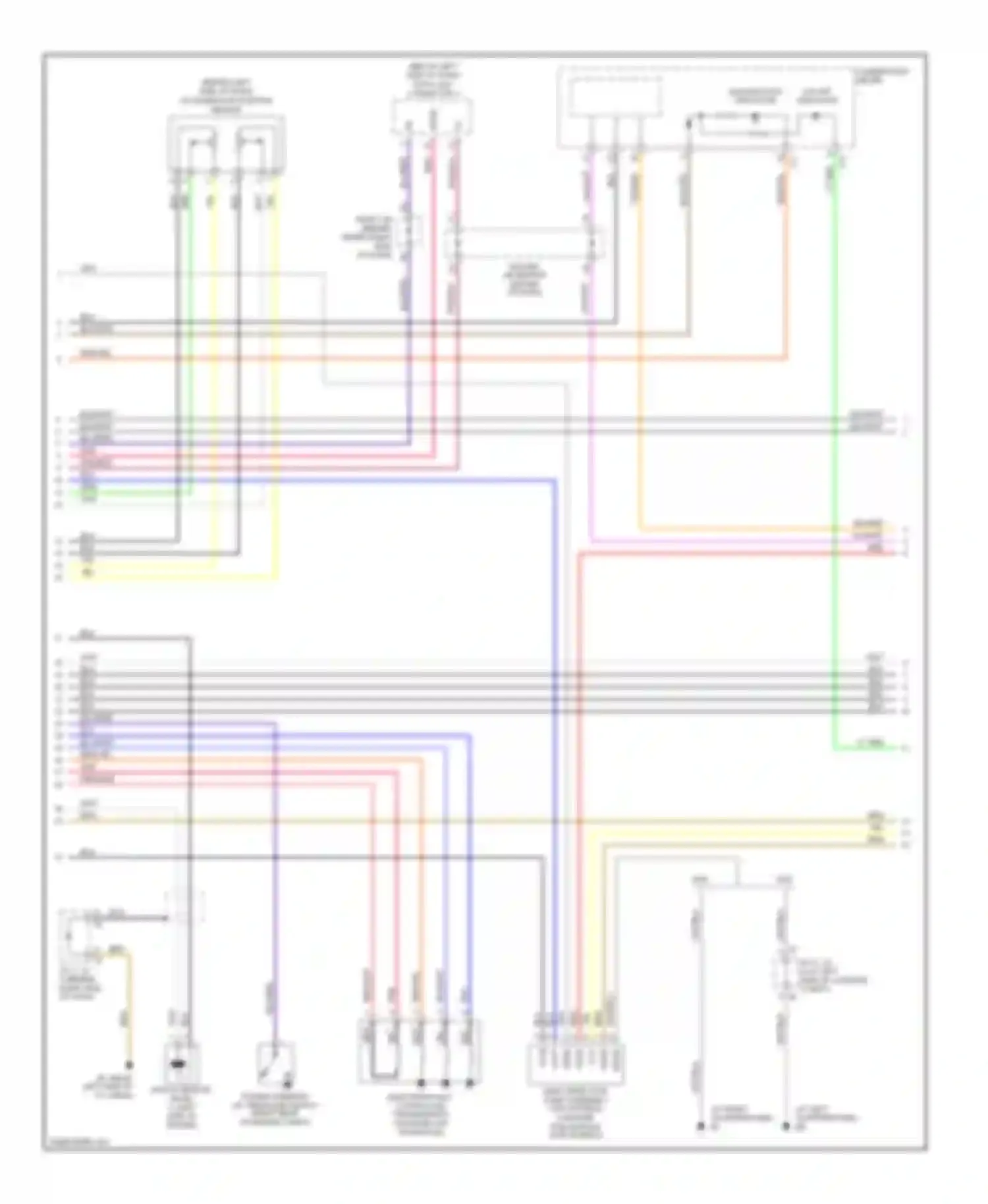 Matrix Toyota E130 (2002-2008): Wiring diagram engine performance 1.8l, 2wd except xrs (3 of 4)