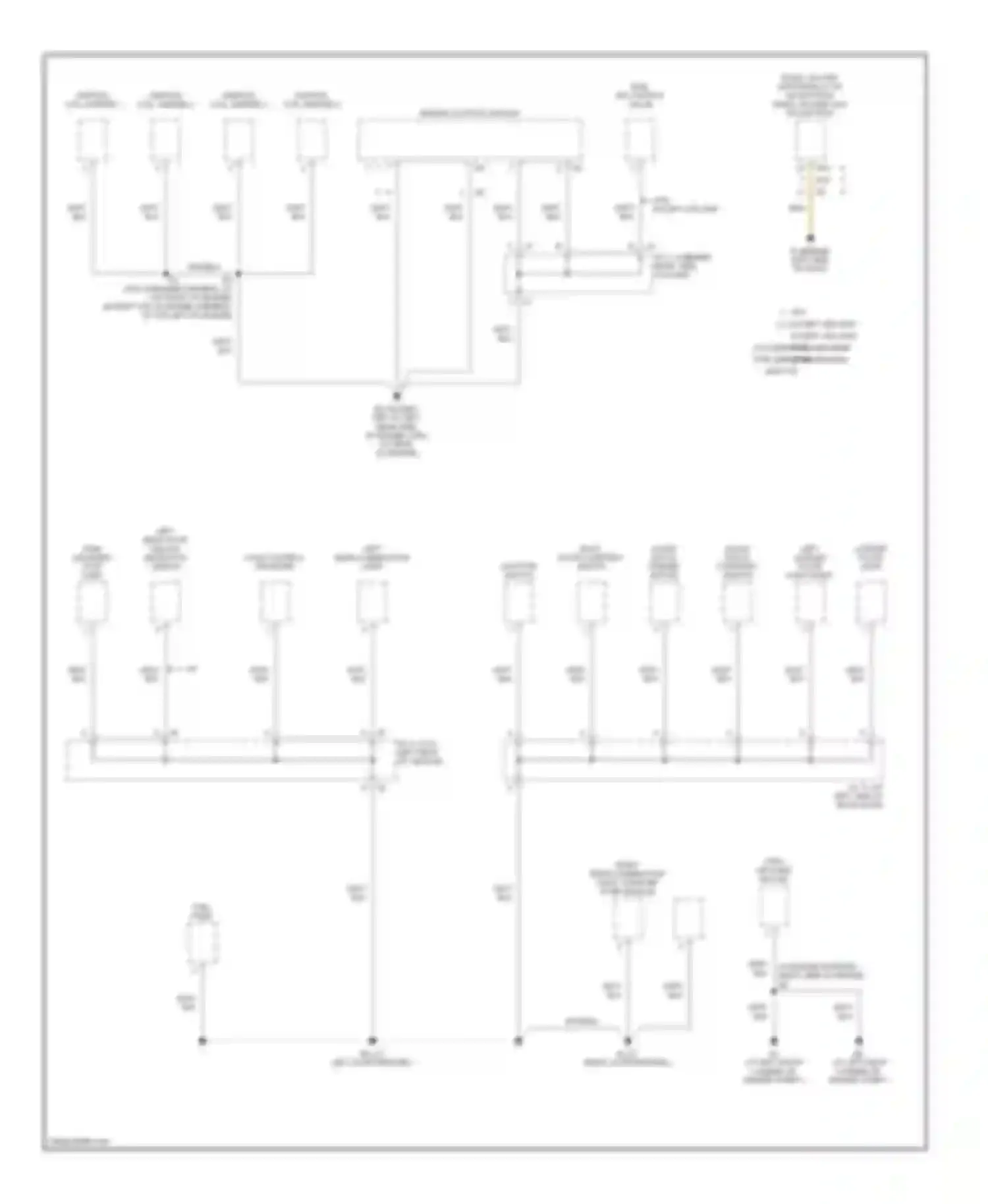 Matrix Toyota E130 (2002-2008): Ground distribution circuit (2 of 4)