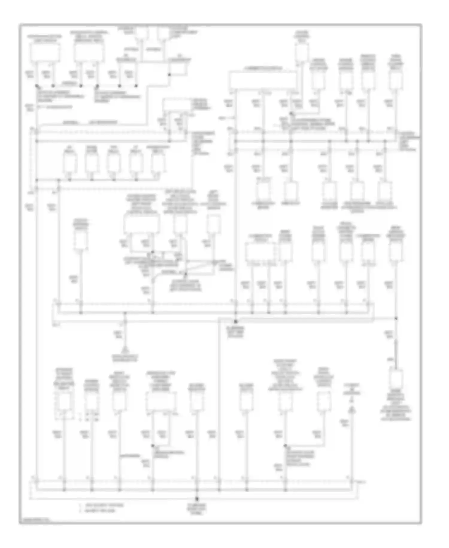Matrix Toyota E130 (2002-2008): Ground distribution circuit (3 of 4)