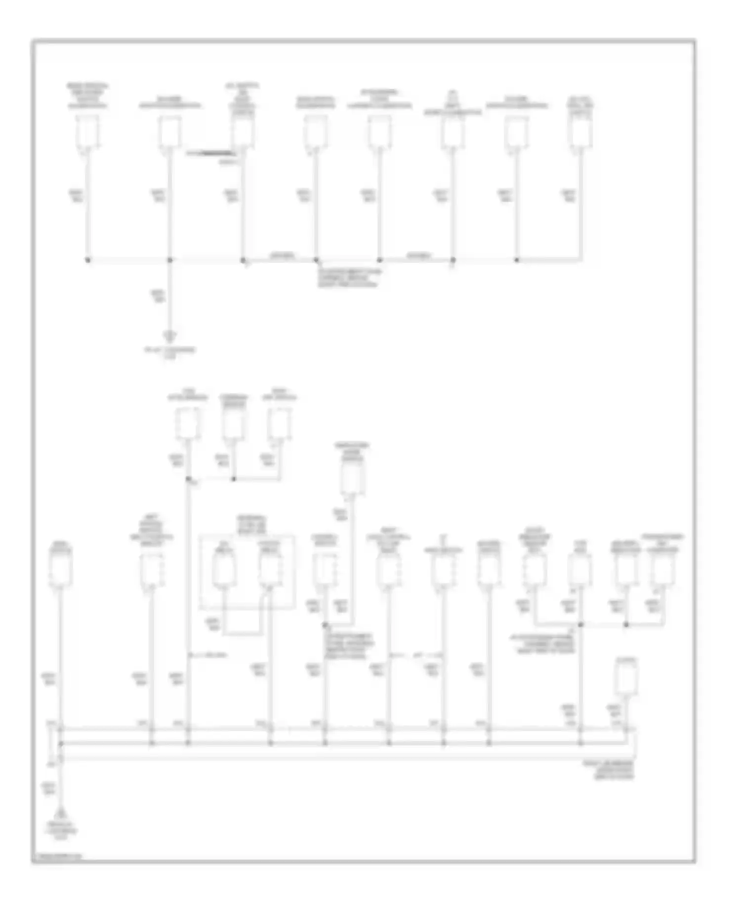 Matrix Toyota E130 (2002-2008): Ground distribution circuit (4 of 4)