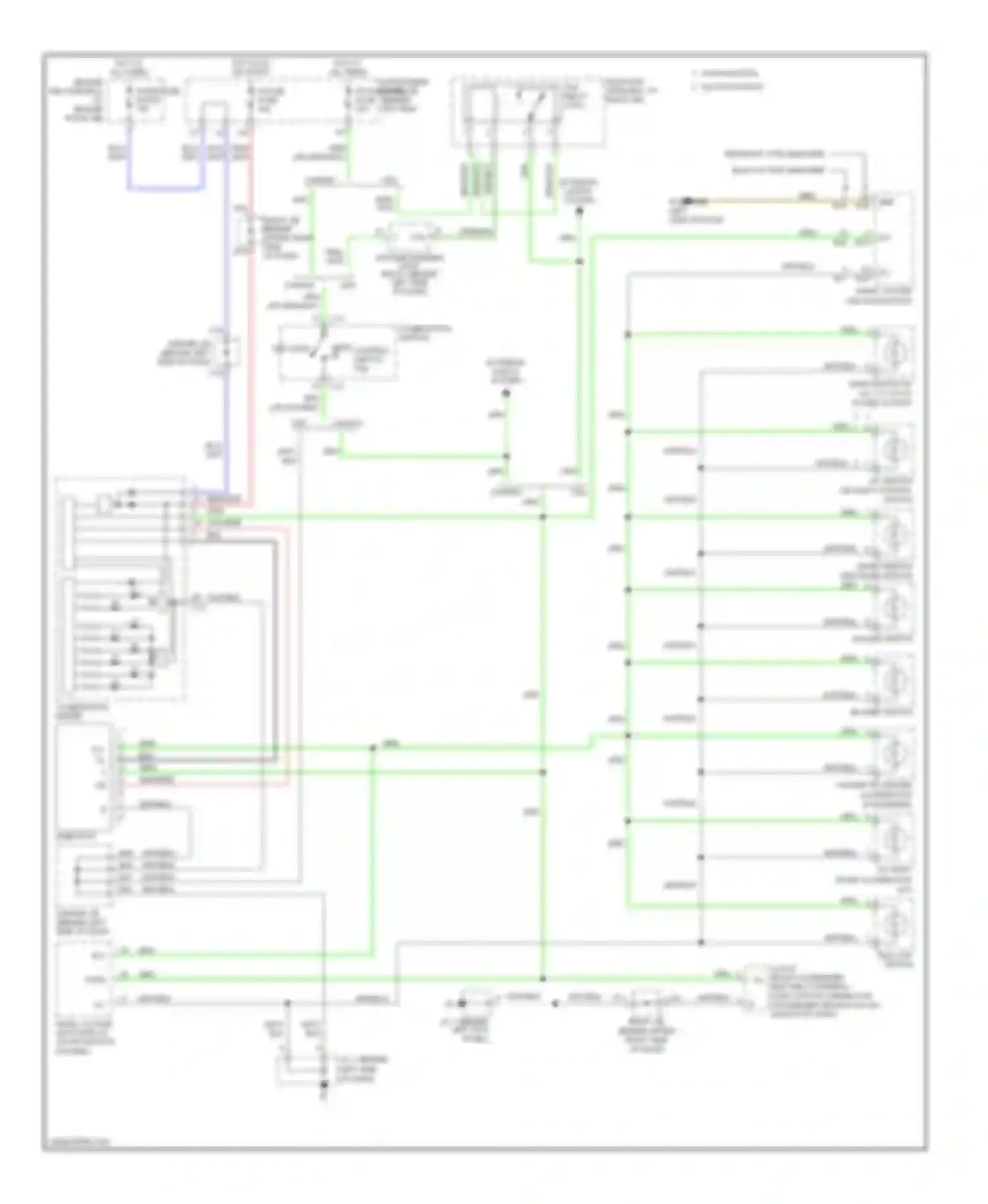 Matrix Toyota E130 (2002-2008): Instrument illumination circuit