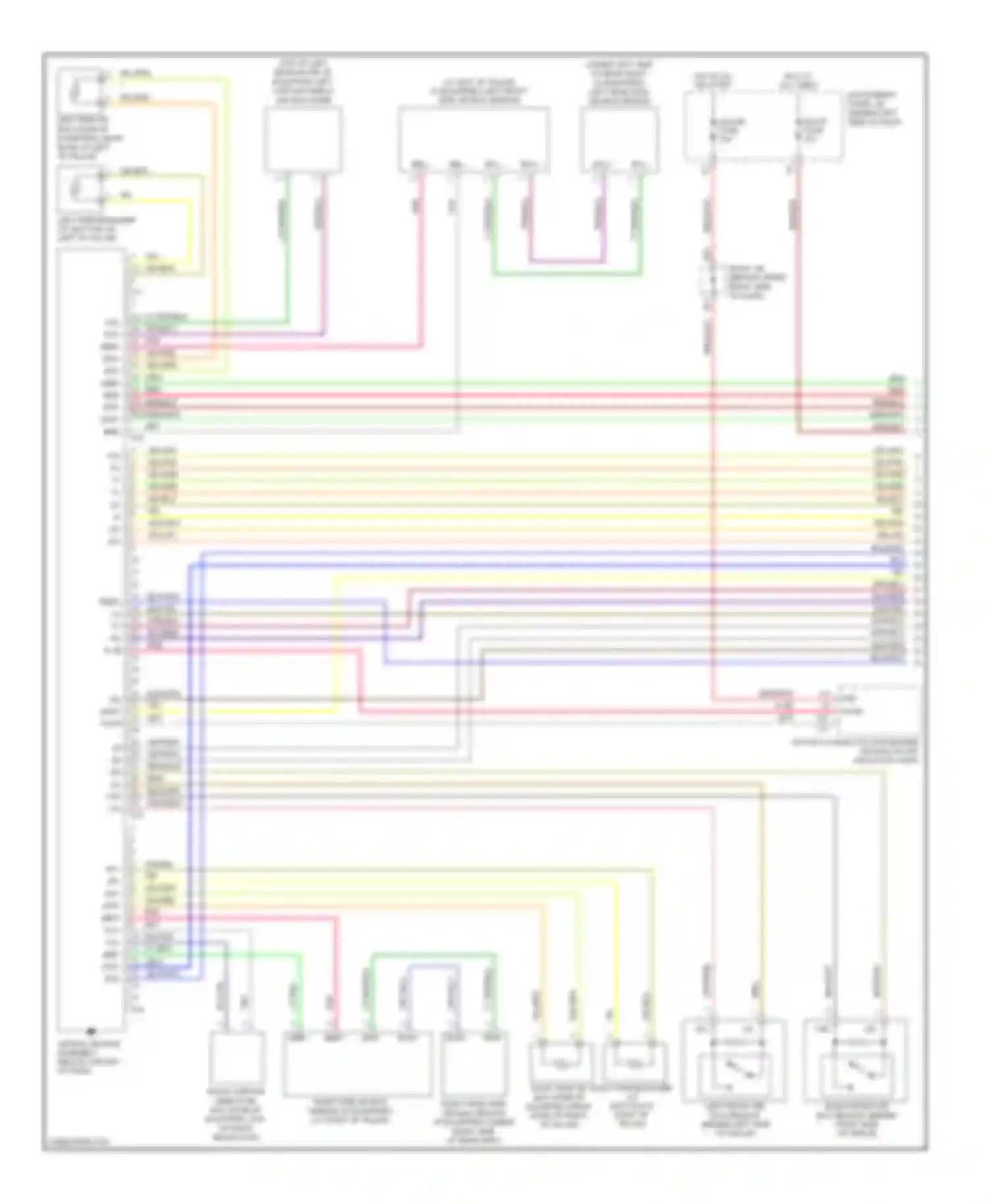 Matrix Toyota E130 (2002-2008): Supplemental restraints circuit (1 of 2)