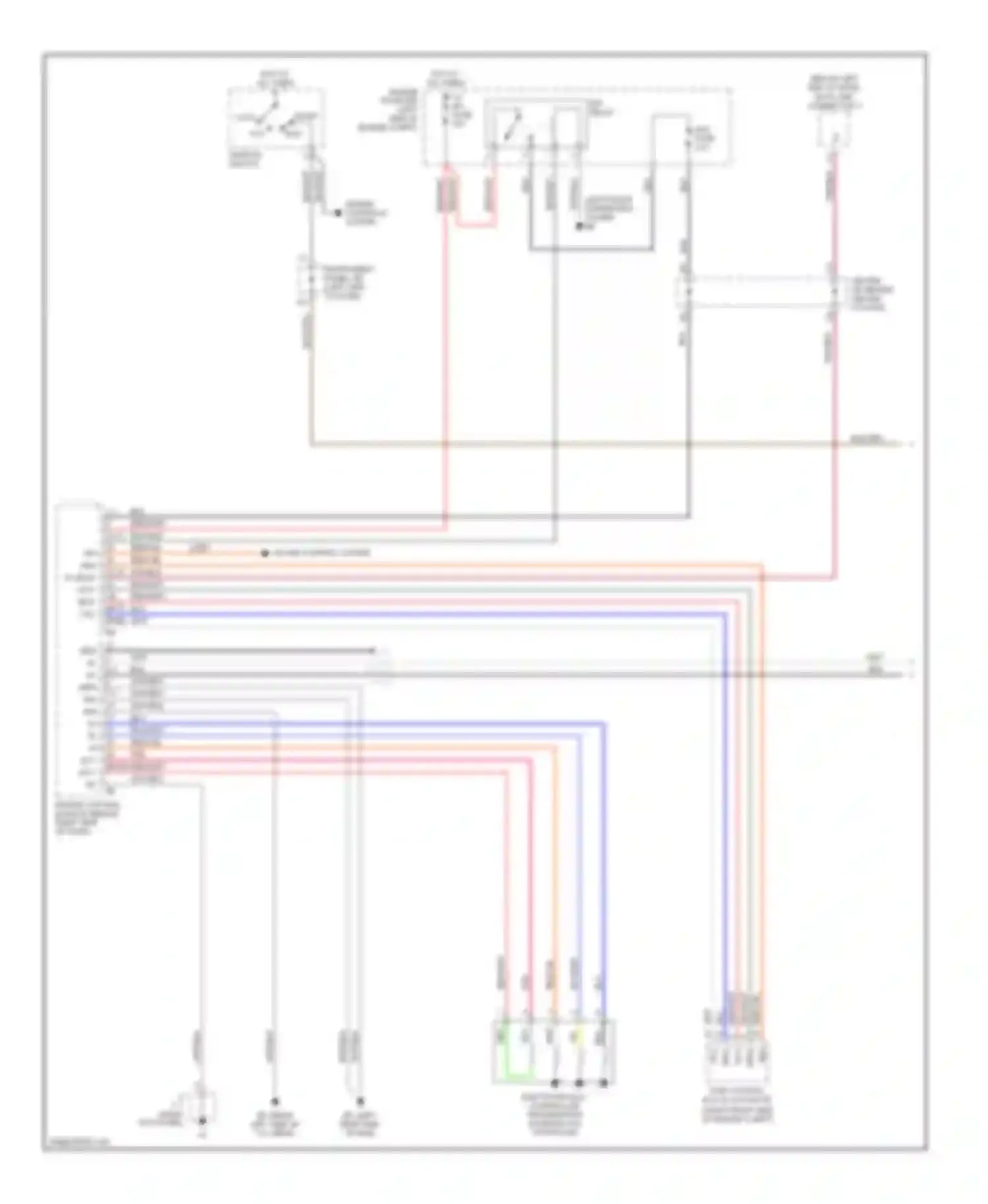 Matrix Toyota E130 (2002-2008): A/t circuit, 2wd (1 of 2)