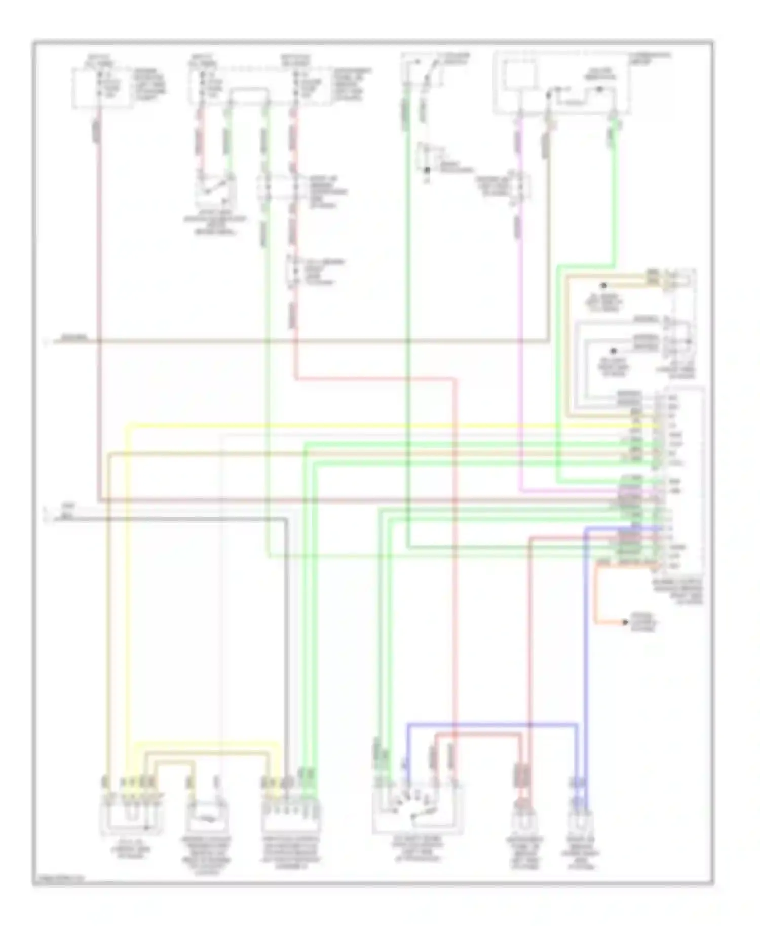 Matrix Toyota E130 (2002-2008): A/t circuit, 2wd (2 of 2)