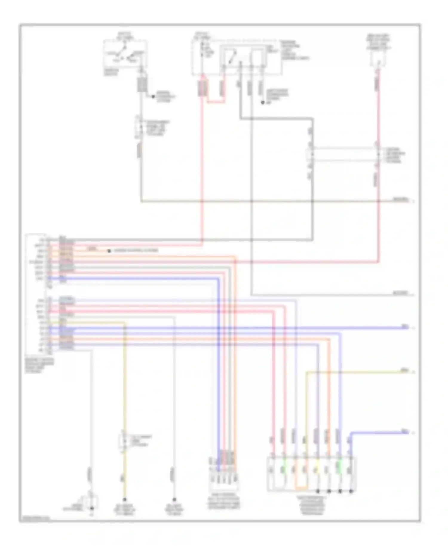 Matrix Toyota E130 (2002-2008): A/t circuit, 4wd (1 of 2)