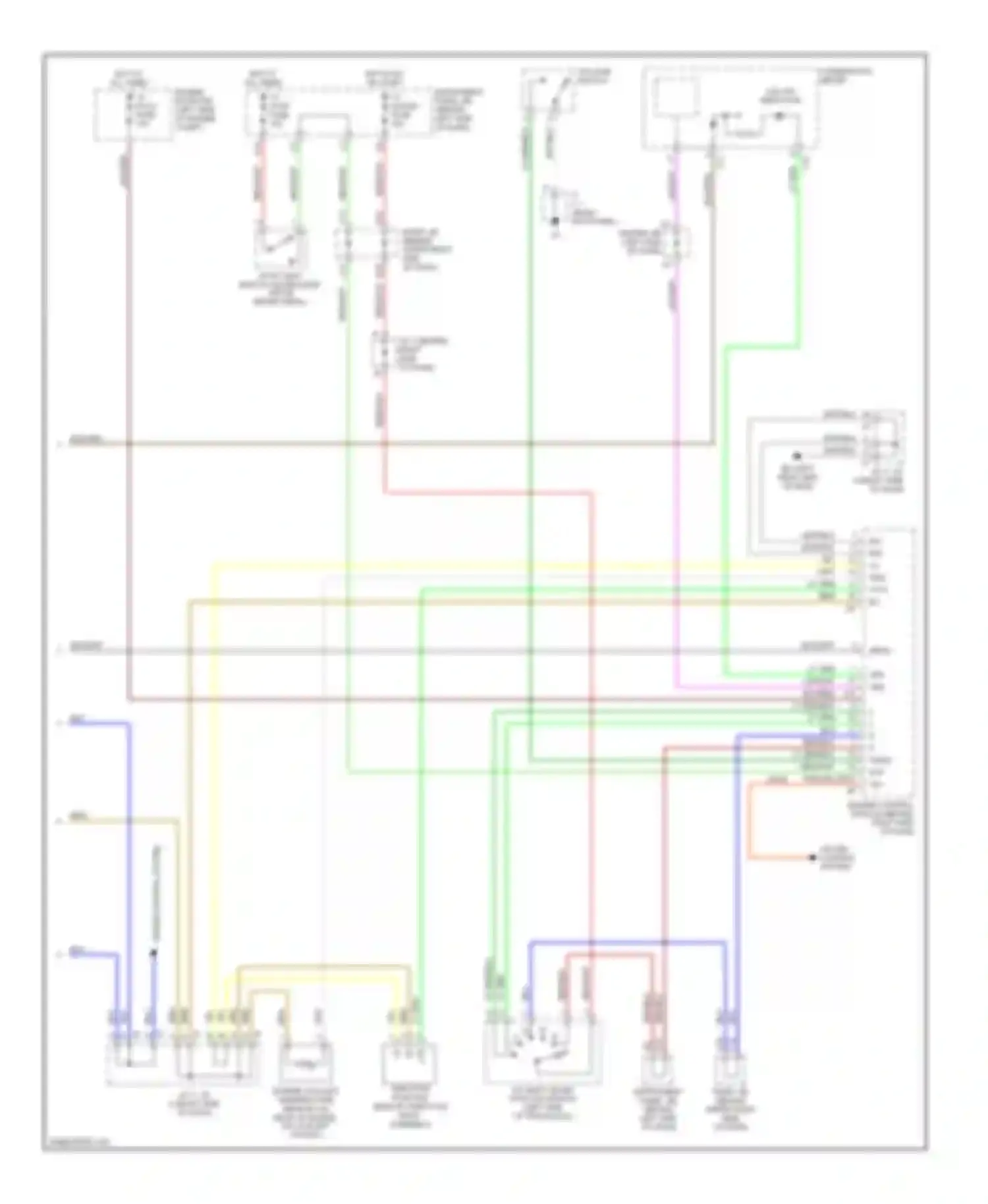 Matrix Toyota E130 (2002-2008): A/t circuit, 4wd (2 of 2)