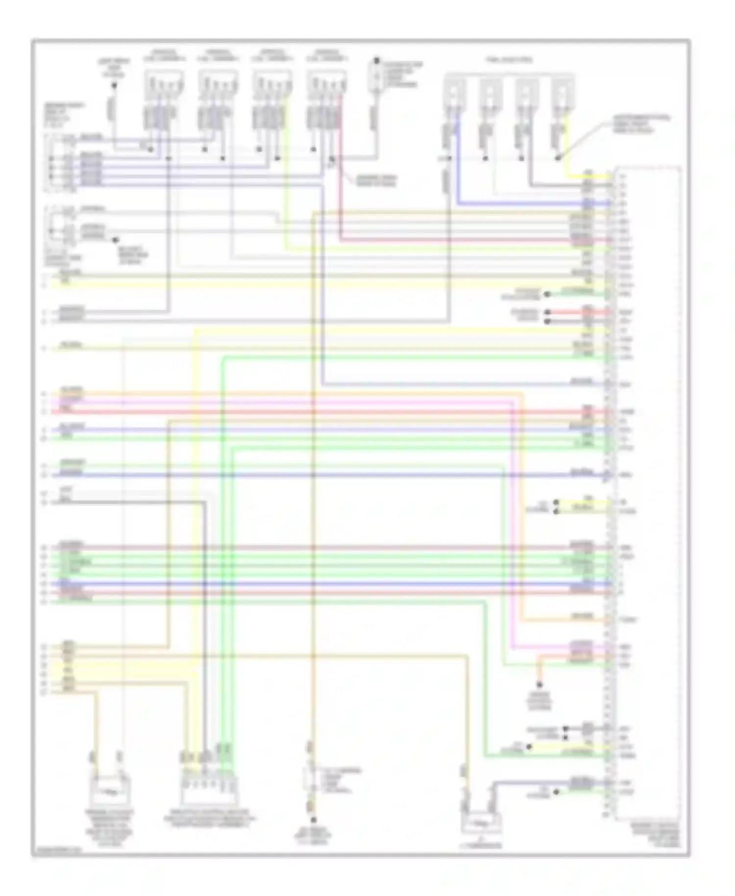 Wiring diagram blu for Toyota Matrix E130 (2002-2008) (14 of 46)