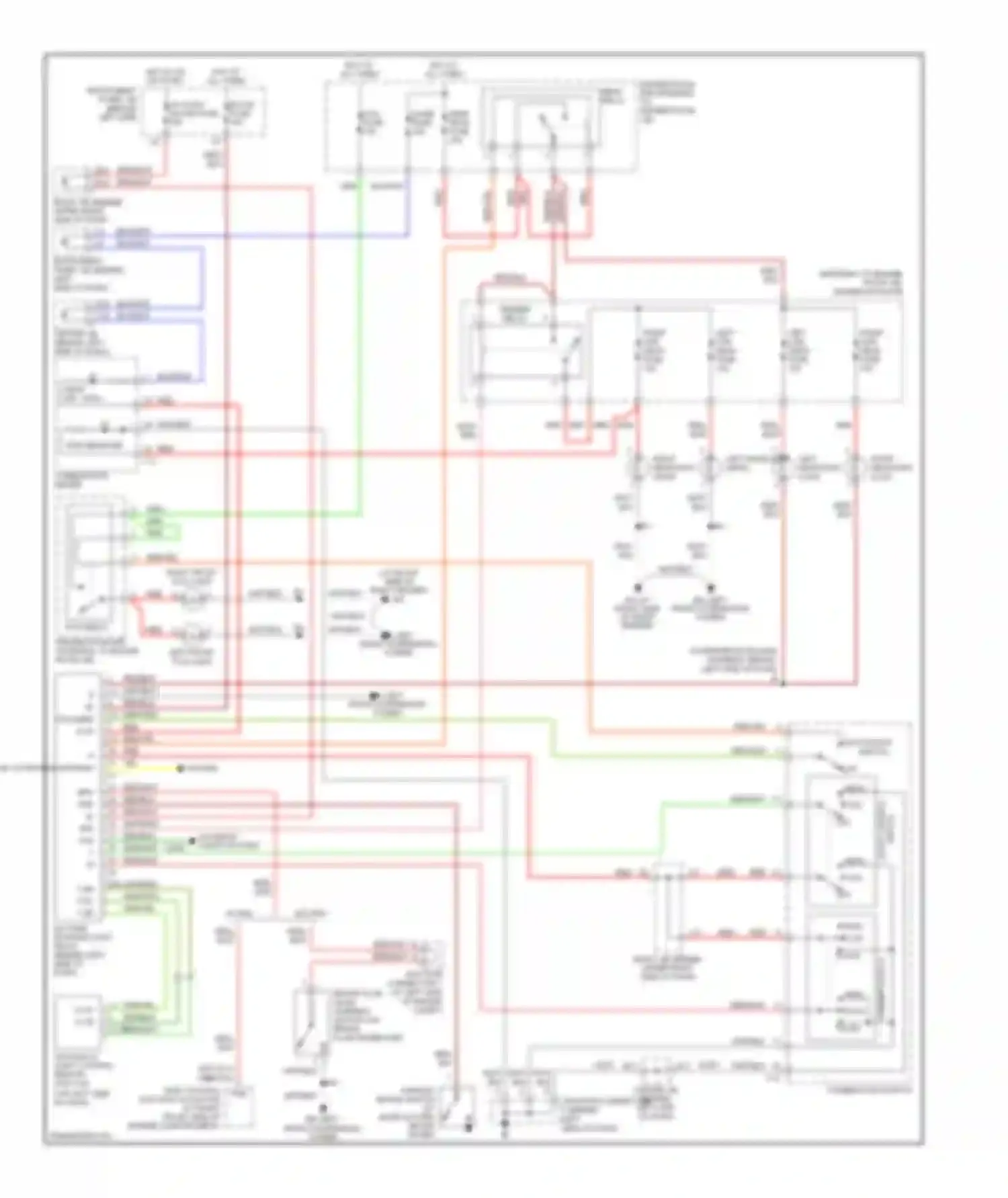 Wiring diagram high low for Toyota Matrix E130 (2002-2008) (1 of 1)