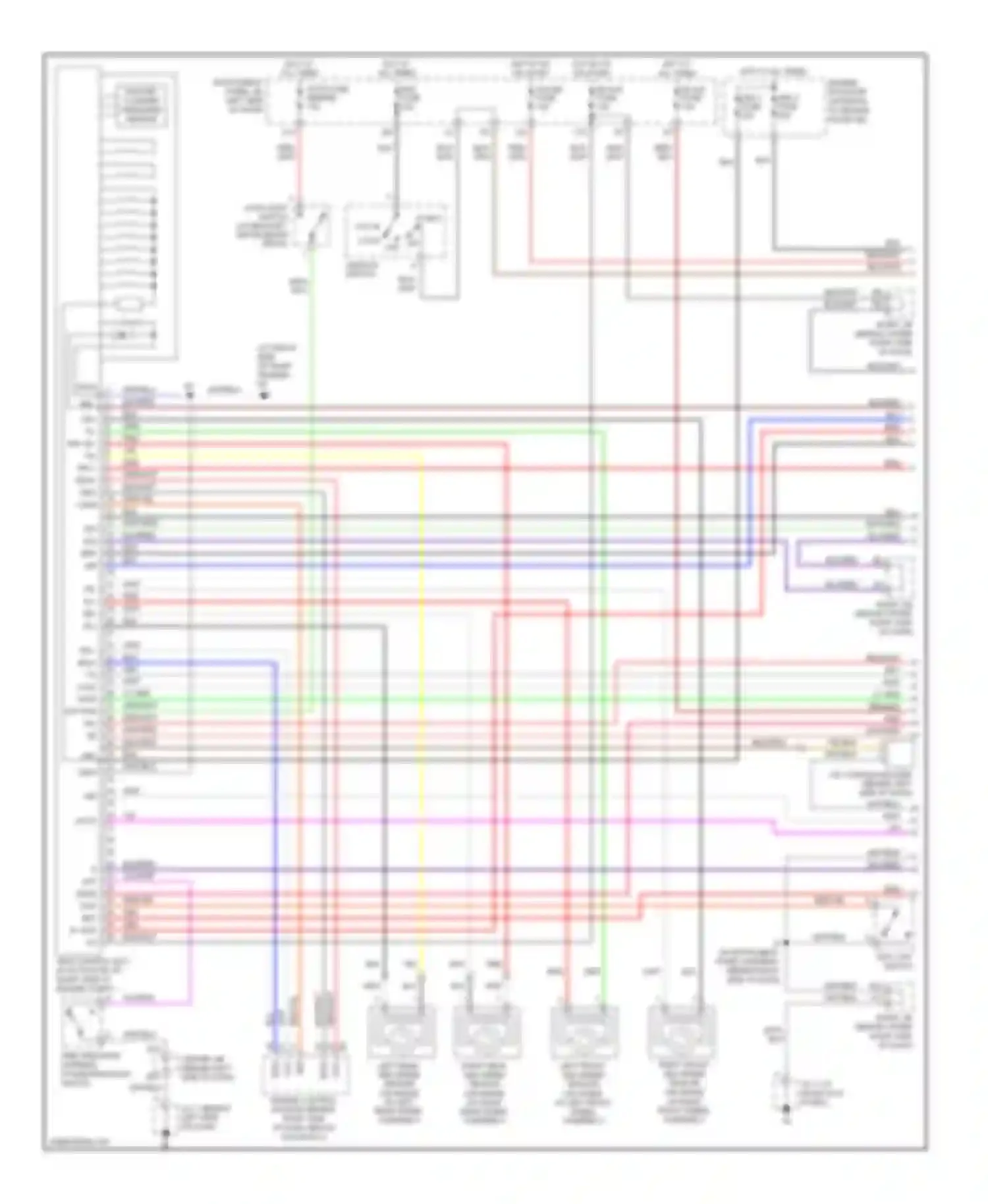 Wiring diagram hot at all times for Toyota Matrix E130 (2002-2008) (2 of 41)