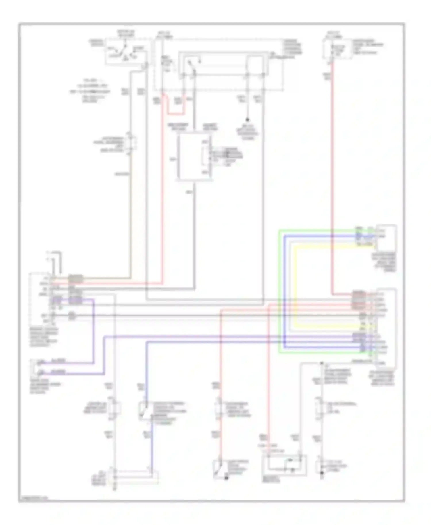 Wiring diagram red for Toyota Matrix E130 (2002-2008) (9 of 41)