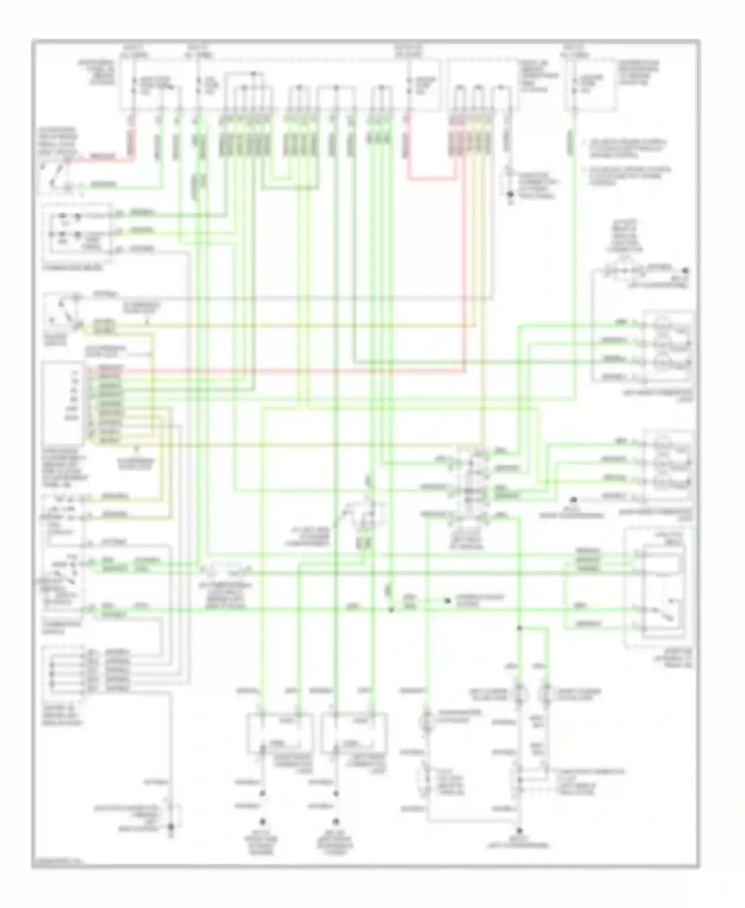 Wiring diagram yel/blk for Toyota Matrix E130 (2002-2008) (11 of 15)