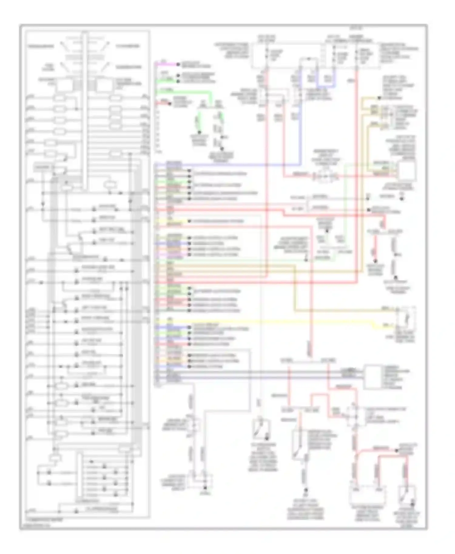 Wiring diagram yel/red for Toyota Matrix E130 (2002-2008) (2 of 11)