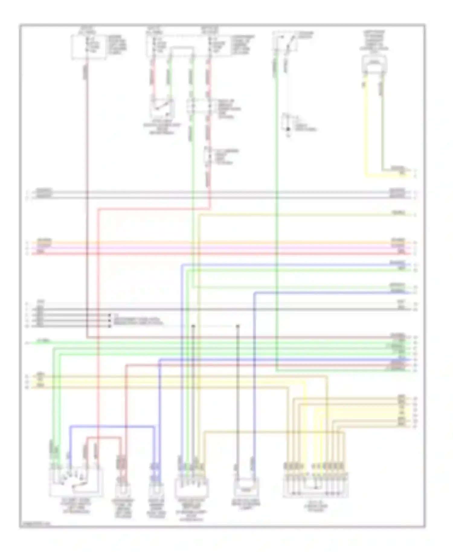Wiring diagram yel/red for Toyota Matrix E130 (2002-2008) (4 of 11)