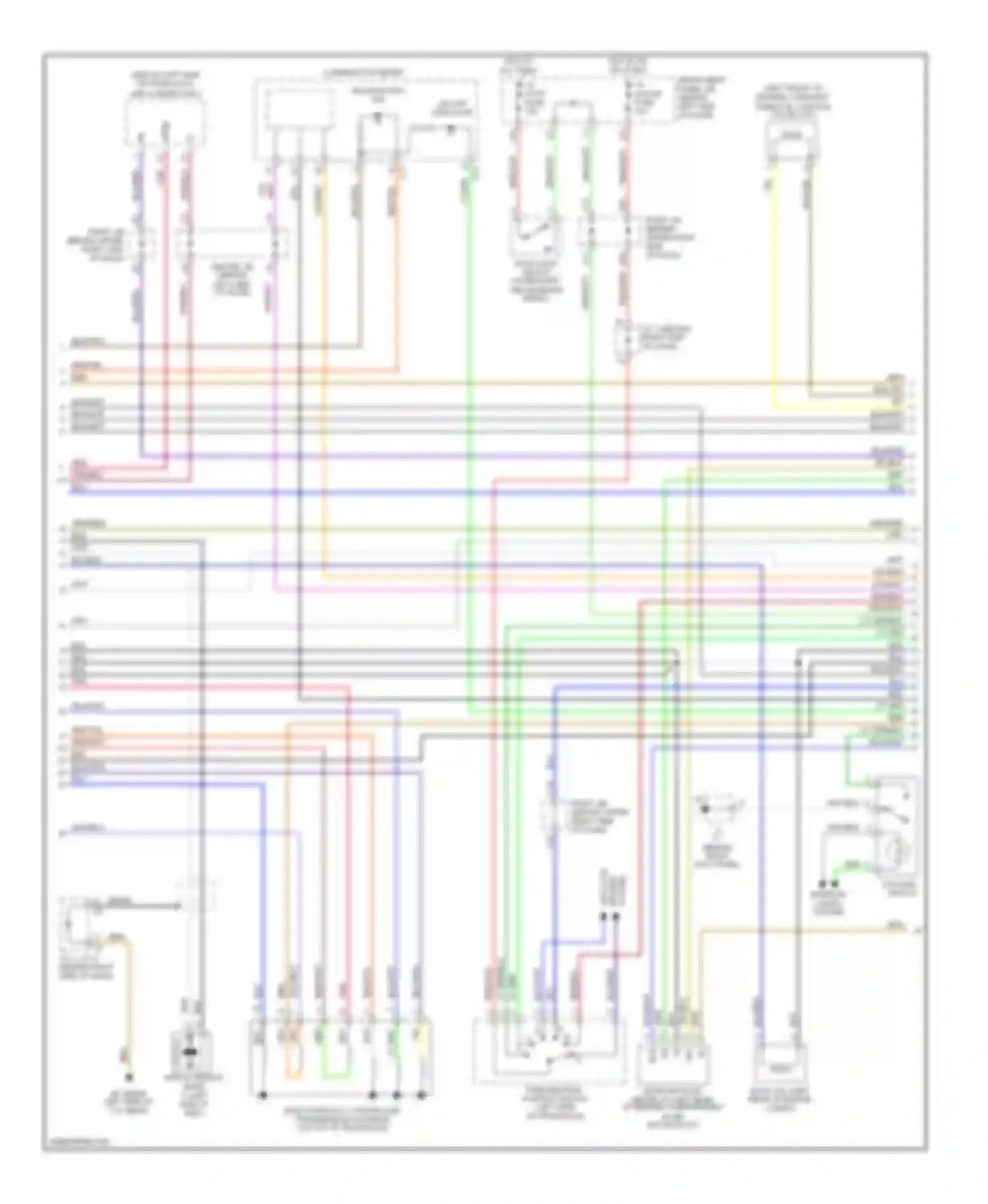 Wiring diagram yel/red for Toyota Matrix E130 (2002-2008) (7 of 11)