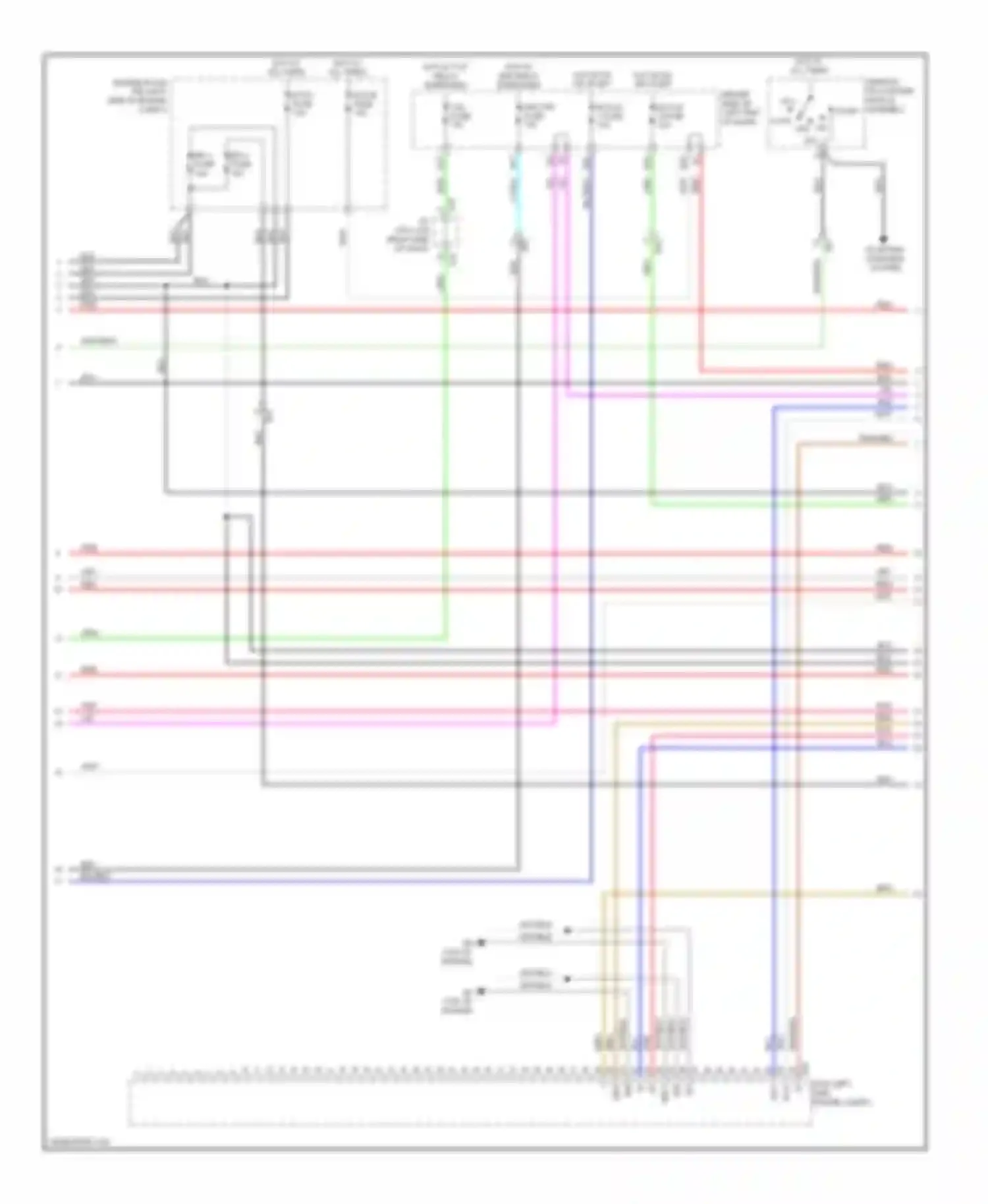 Matrix Toyota E140 (2008-2014): Wiring diagram engine performance 1.8l (2 of 4)