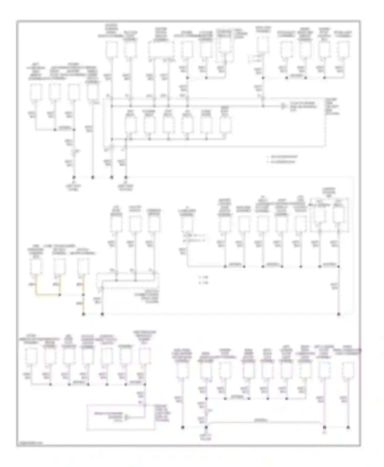 Matrix Toyota E140 (2008-2014): Ground distribution circuit (2 of 2)