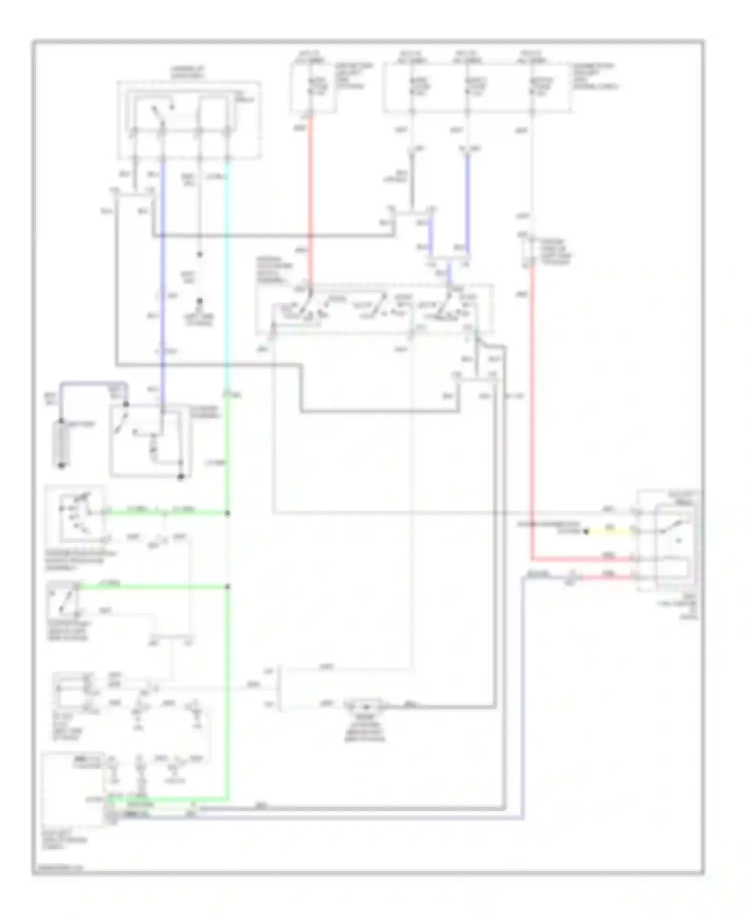 Matrix Toyota E140 (2008-2014): Starting circuit