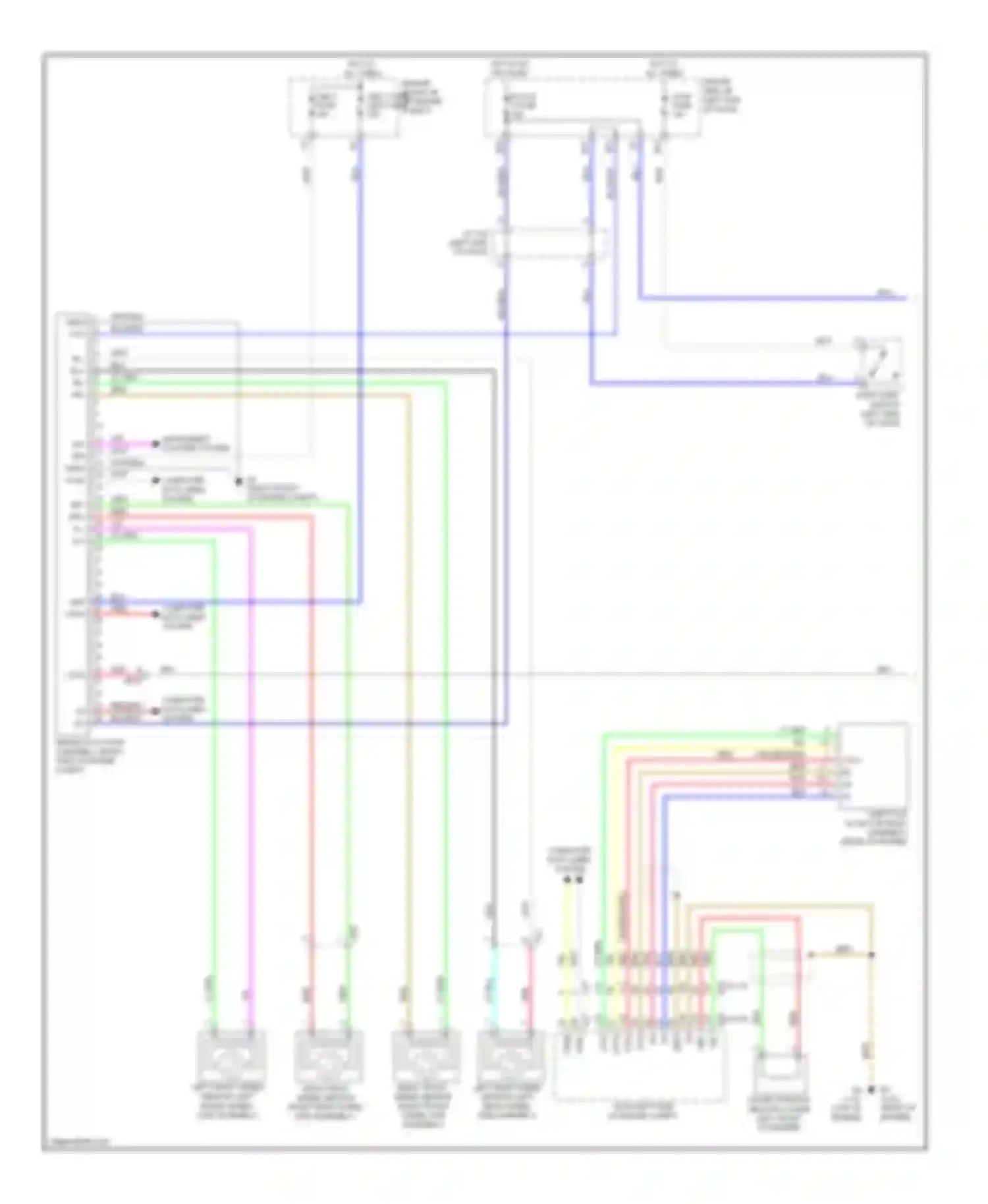 Wiring diagram blu/wht for Toyota Matrix E140 (2008-2014) (3 of 5)