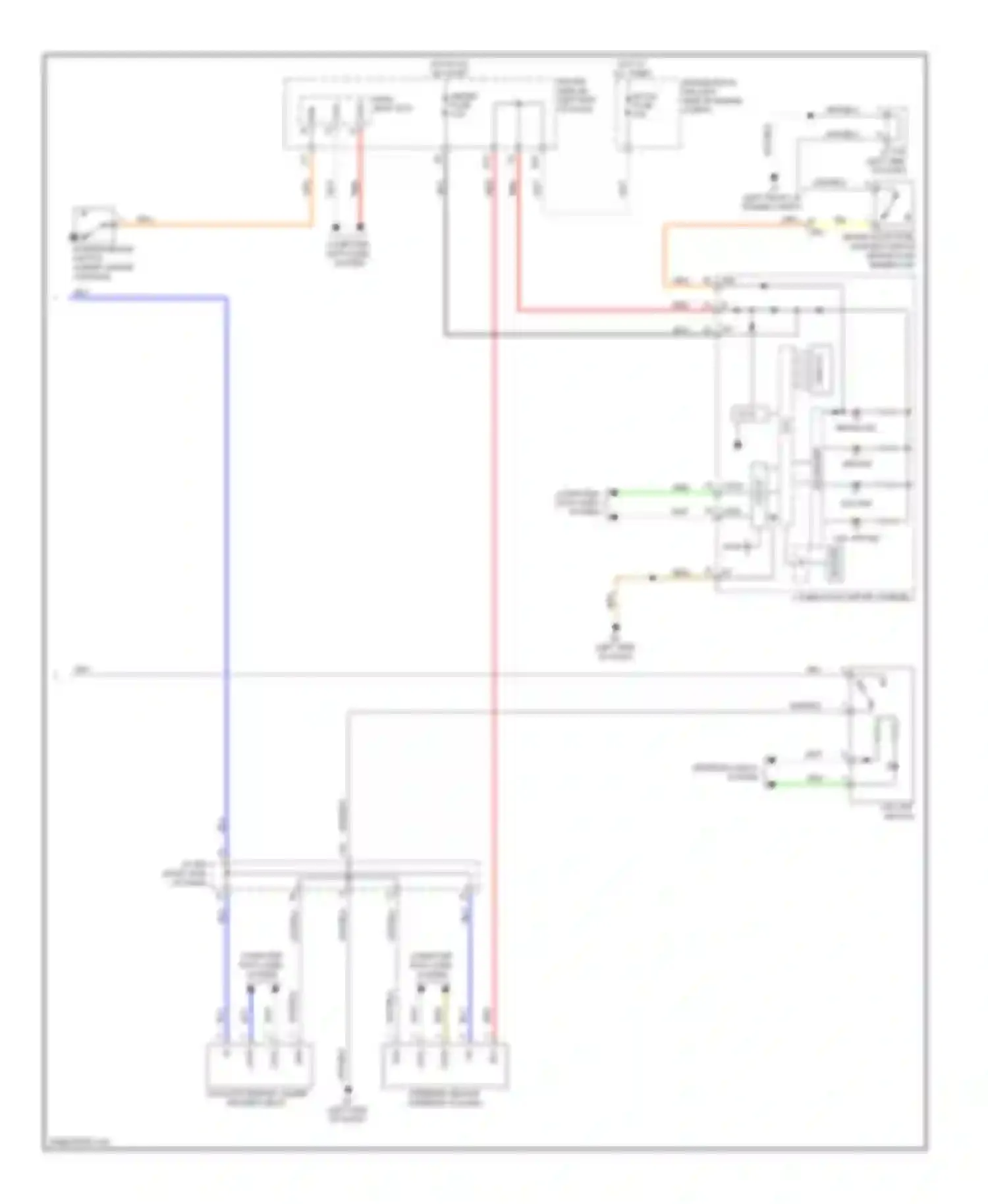 Wiring diagram led driver for Toyota Matrix E140 (2008-2014) (3 of 10)
