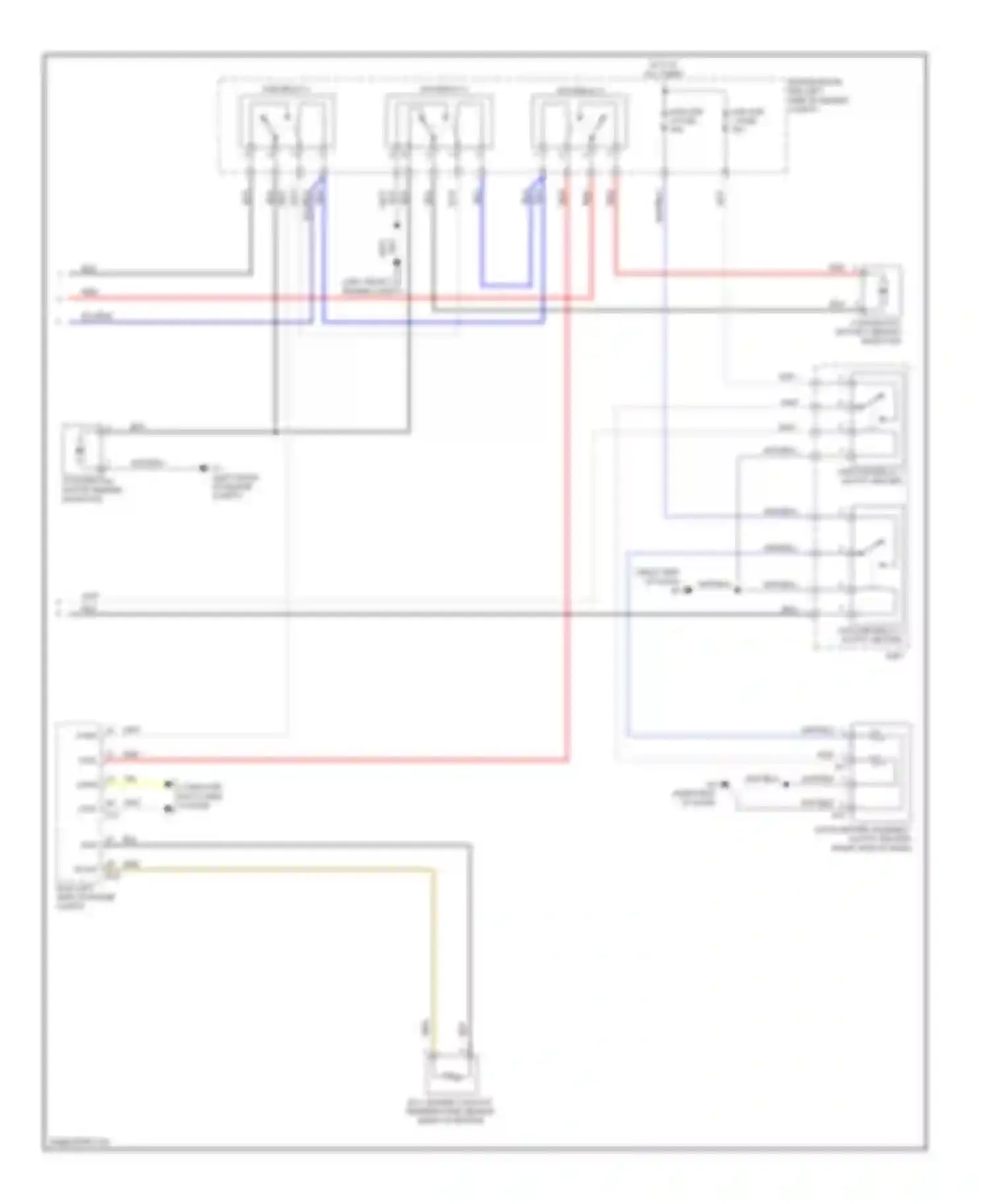 Wiring diagram red for Toyota Matrix E140 (2008-2014) (3 of 51)