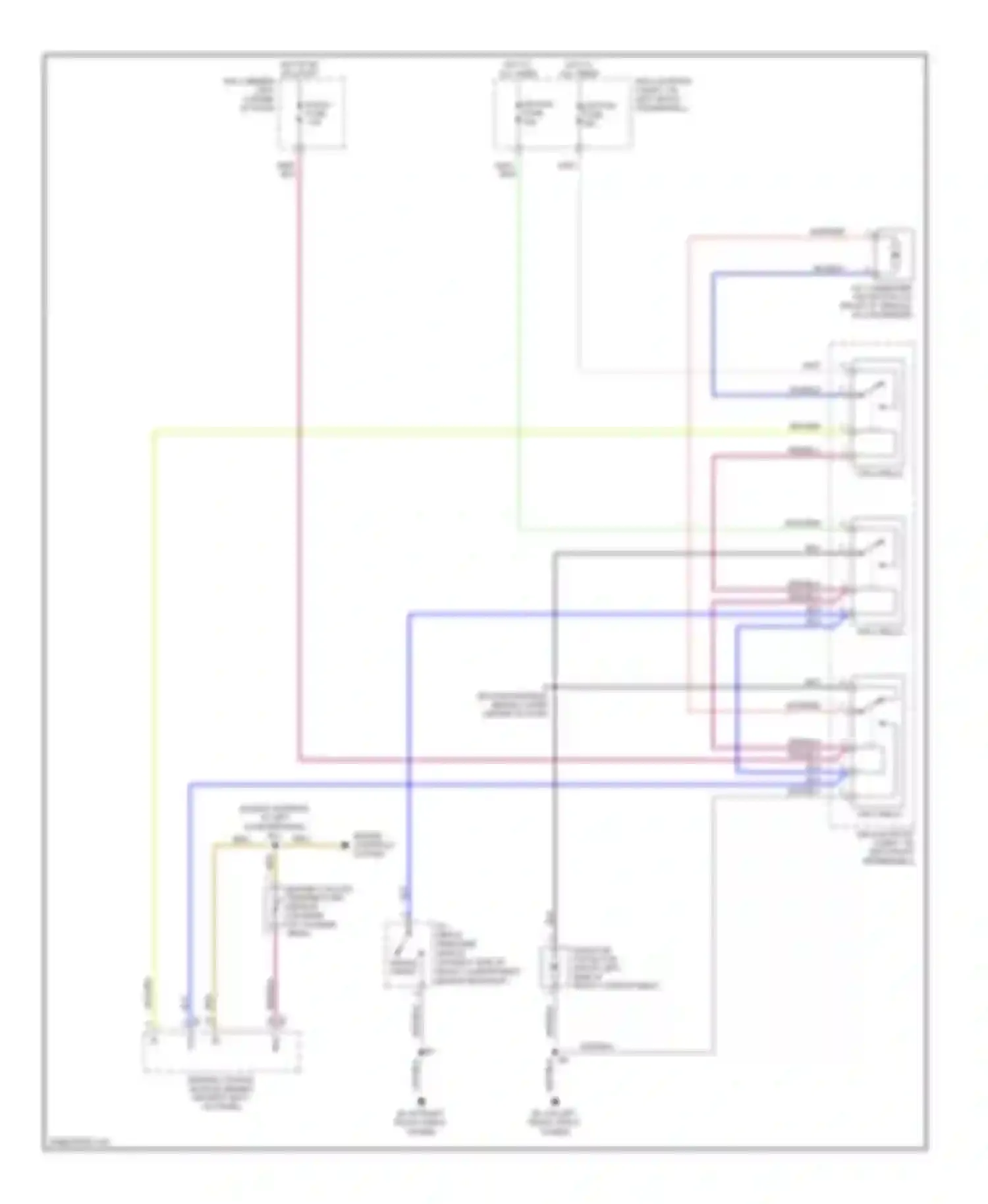 MR2 Toyota W30 (1999-2007): Cooling fan circuit