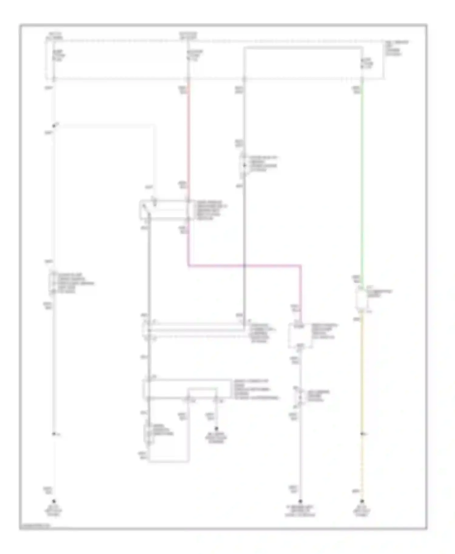 MR2 Toyota W30 (1999-2007): Defoggers circuit