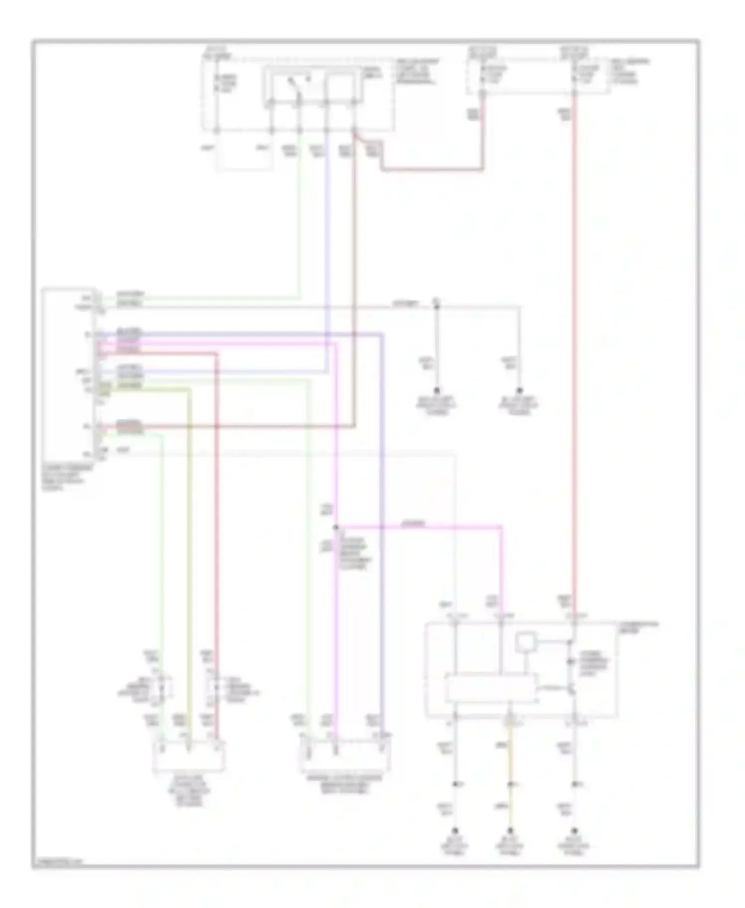 MR2 Toyota W30 (1999-2007): Electronic power steering circuit