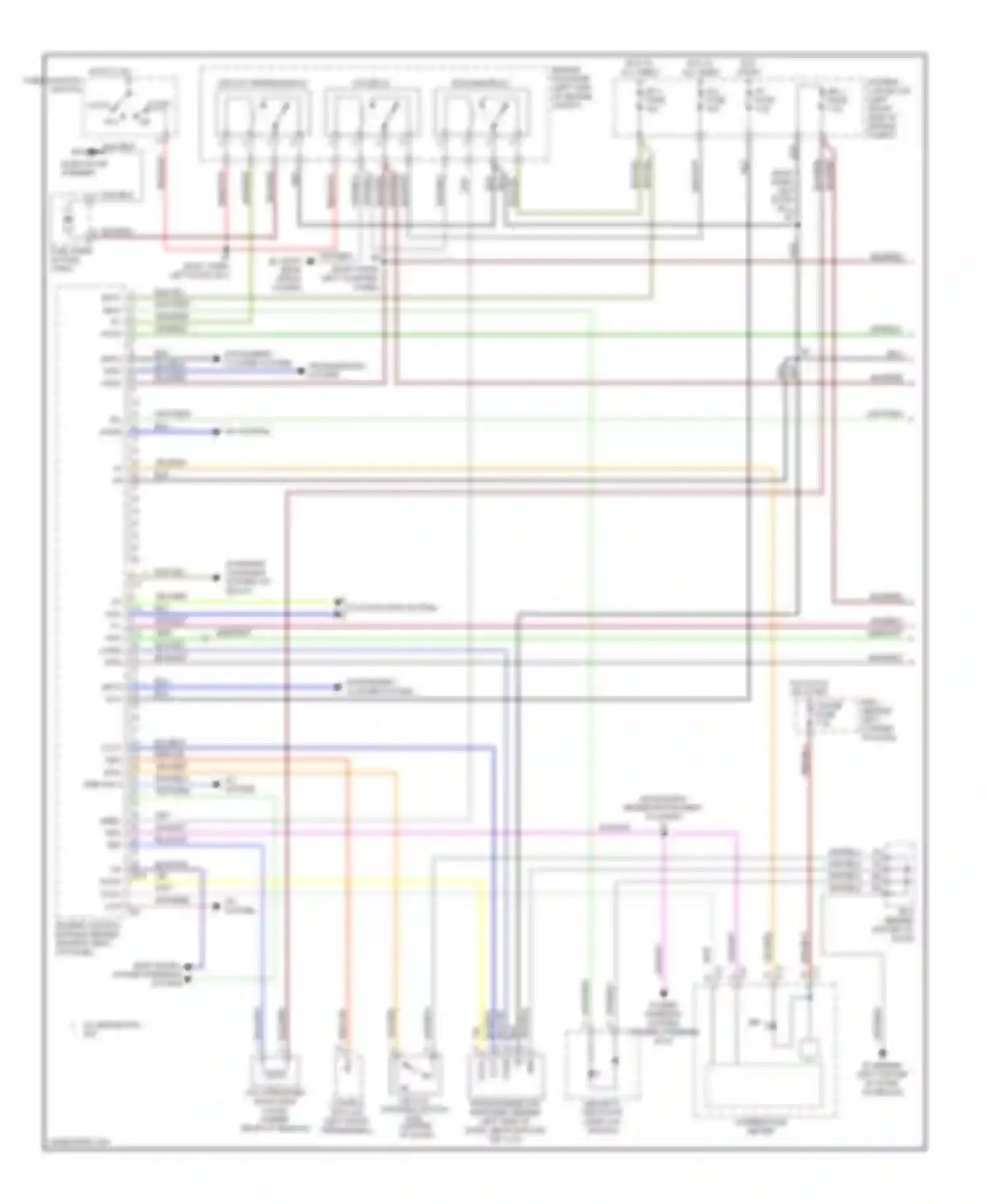 MR2 Toyota W30 (1999-2007): Wiring diagram engine performance 1.8l (1 of 3)