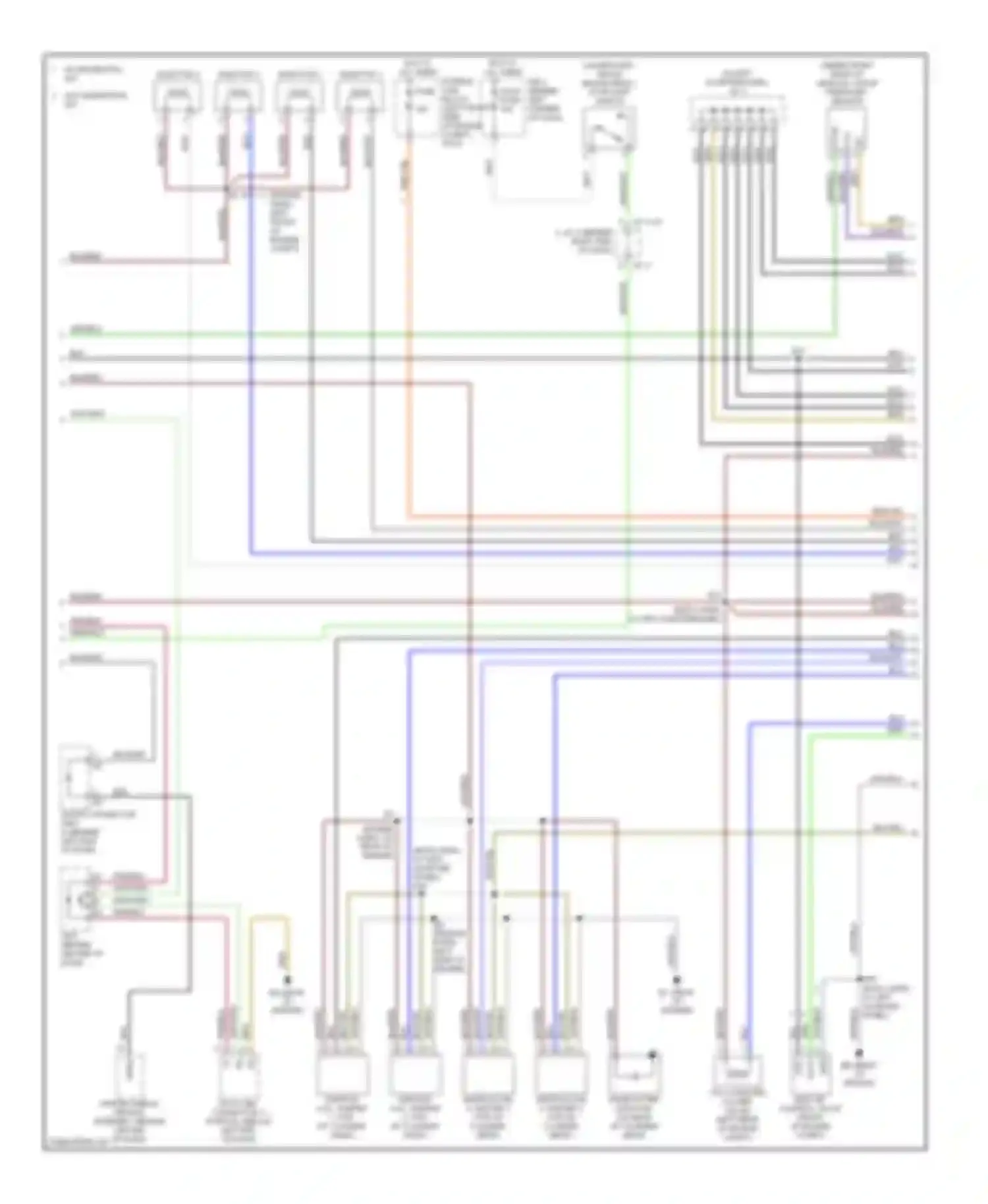 MR2 Toyota W30 (1999-2007): Wiring diagram engine performance 1.8l (2 of 3)