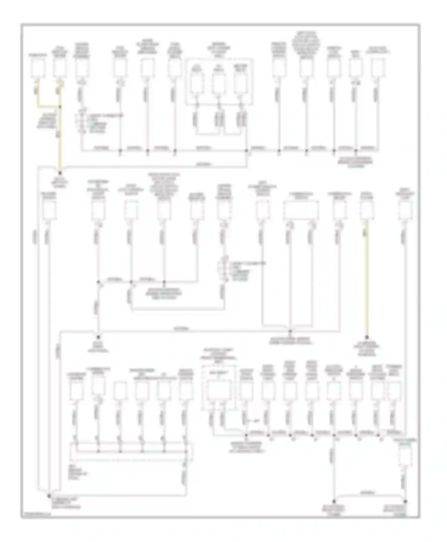 MR2 Toyota W30 (1999-2007): Ground distribution circuit (2 of 2)