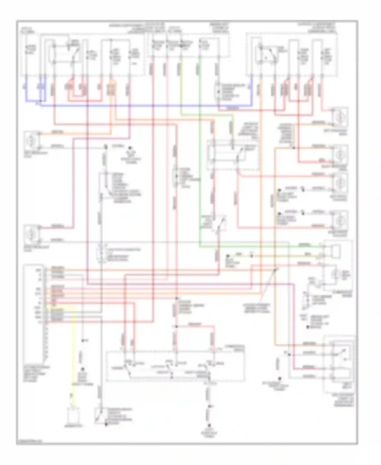 MR2 Toyota W30 (1999-2007): Headlights circuit