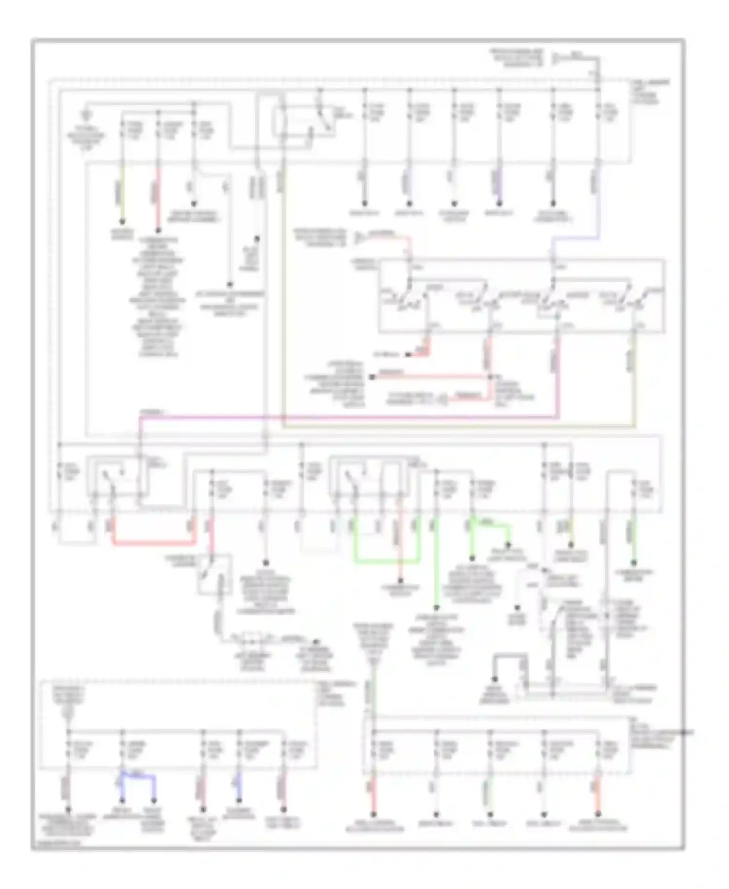 MR2 Toyota W30 (1999-2007): Power distribution circuit (2 of 2)