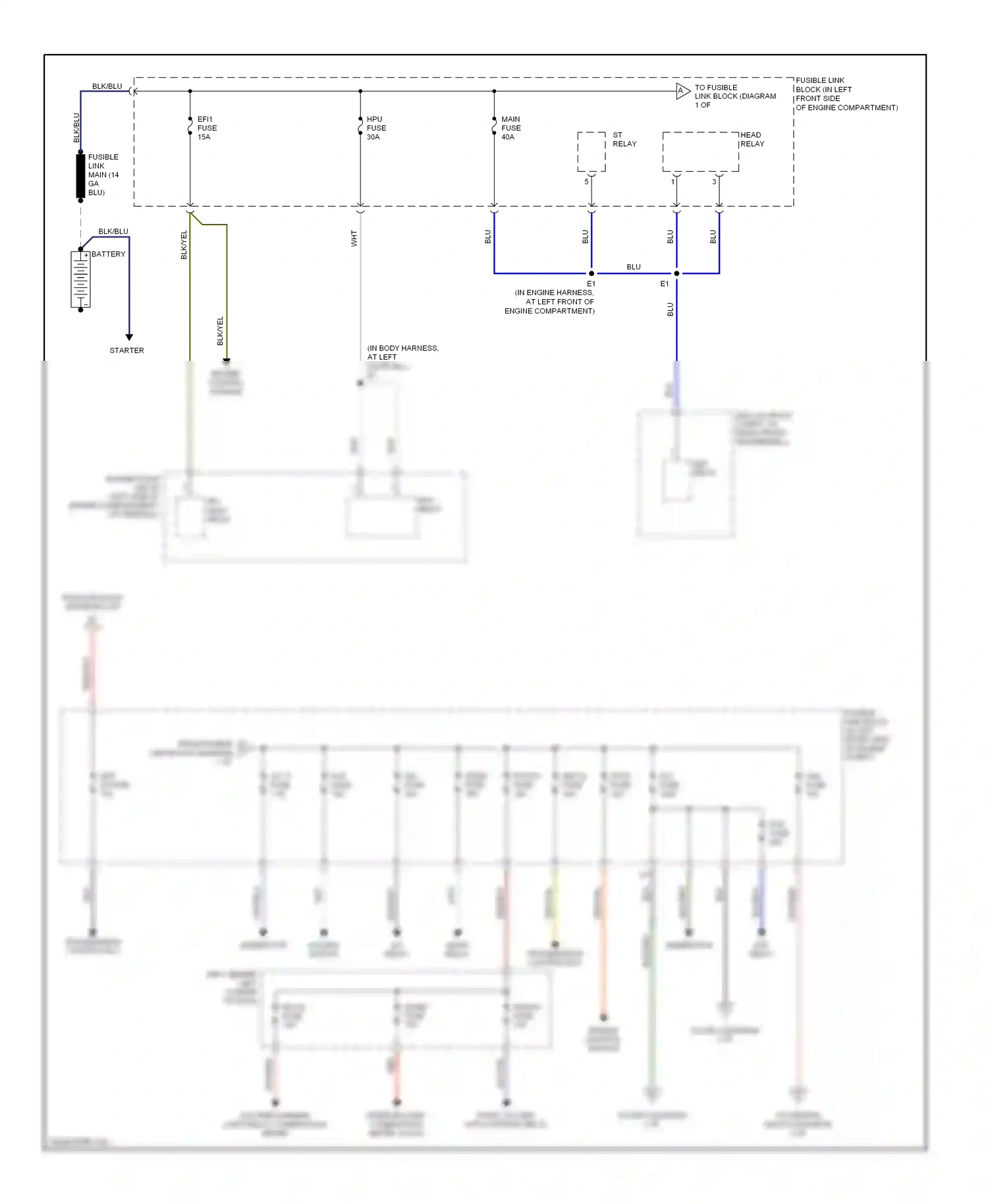 Toyota MR2 W30 (1999-2007) engine control module wiring diagram  (2 of 2)