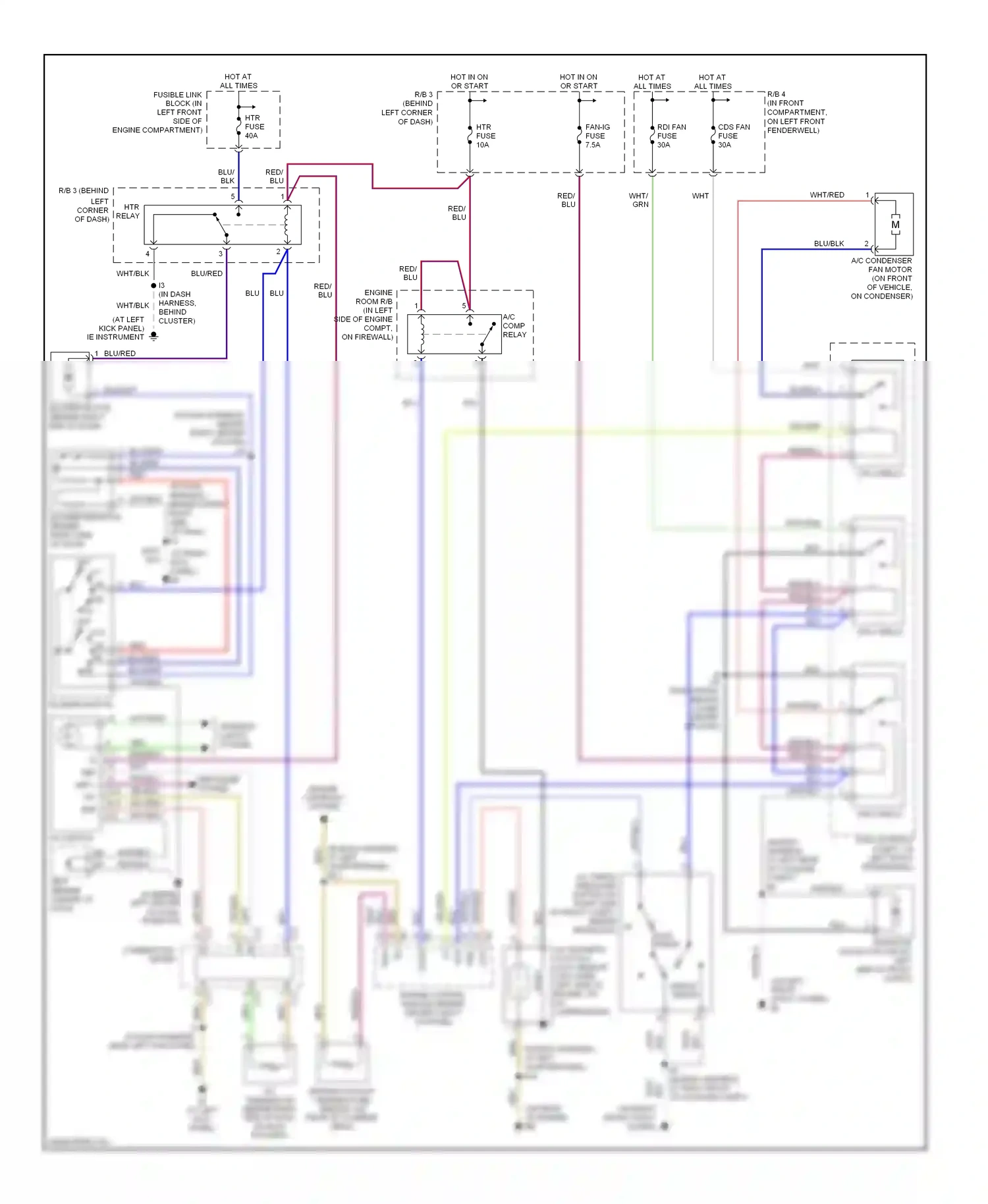 Toyota MR2 W30 (1999-2007) engine controls system wiring diagram  (3 of 4)