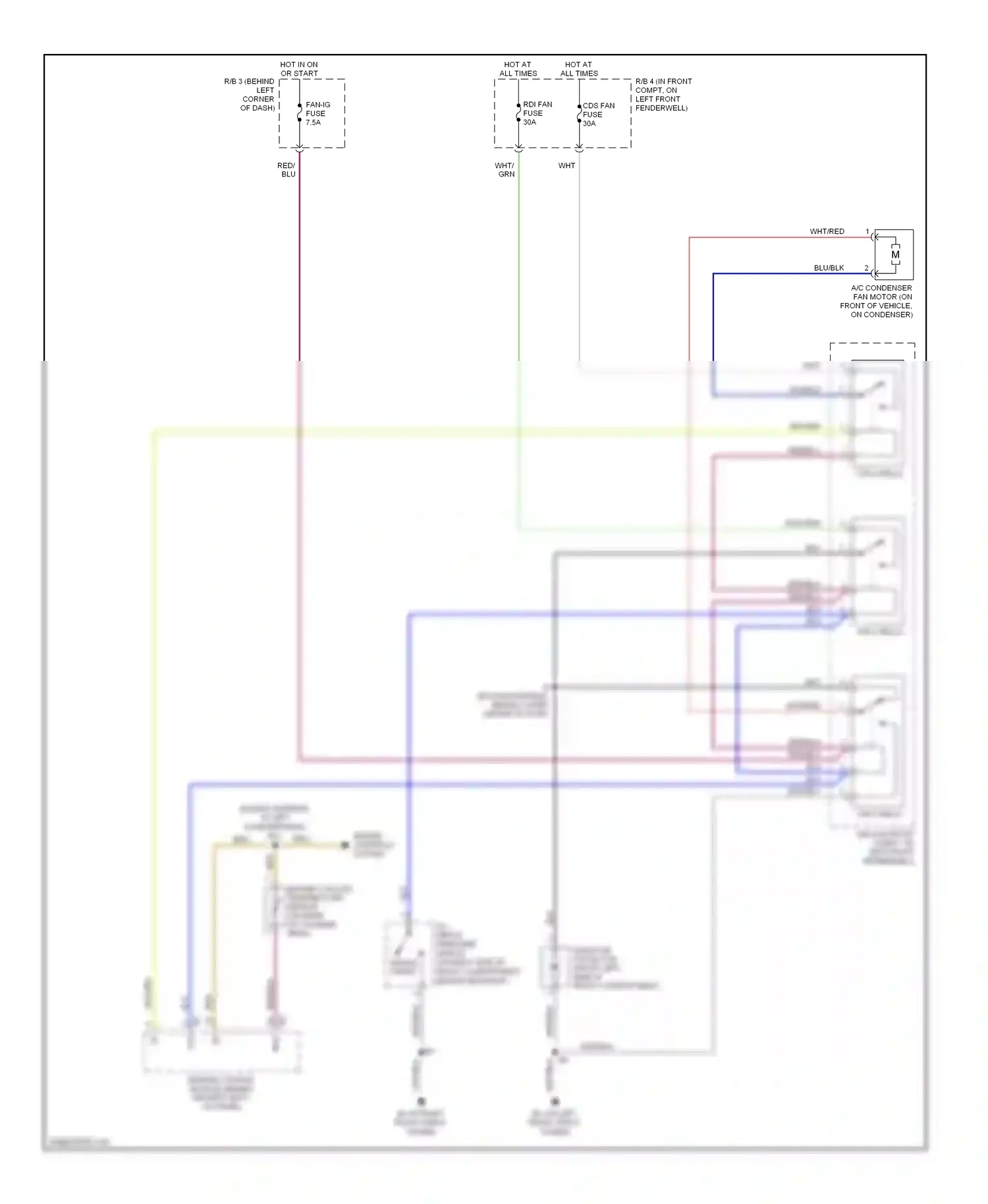 Toyota MR2 W30 (1999-2007) engine controls system wiring diagram  (1 of 4)