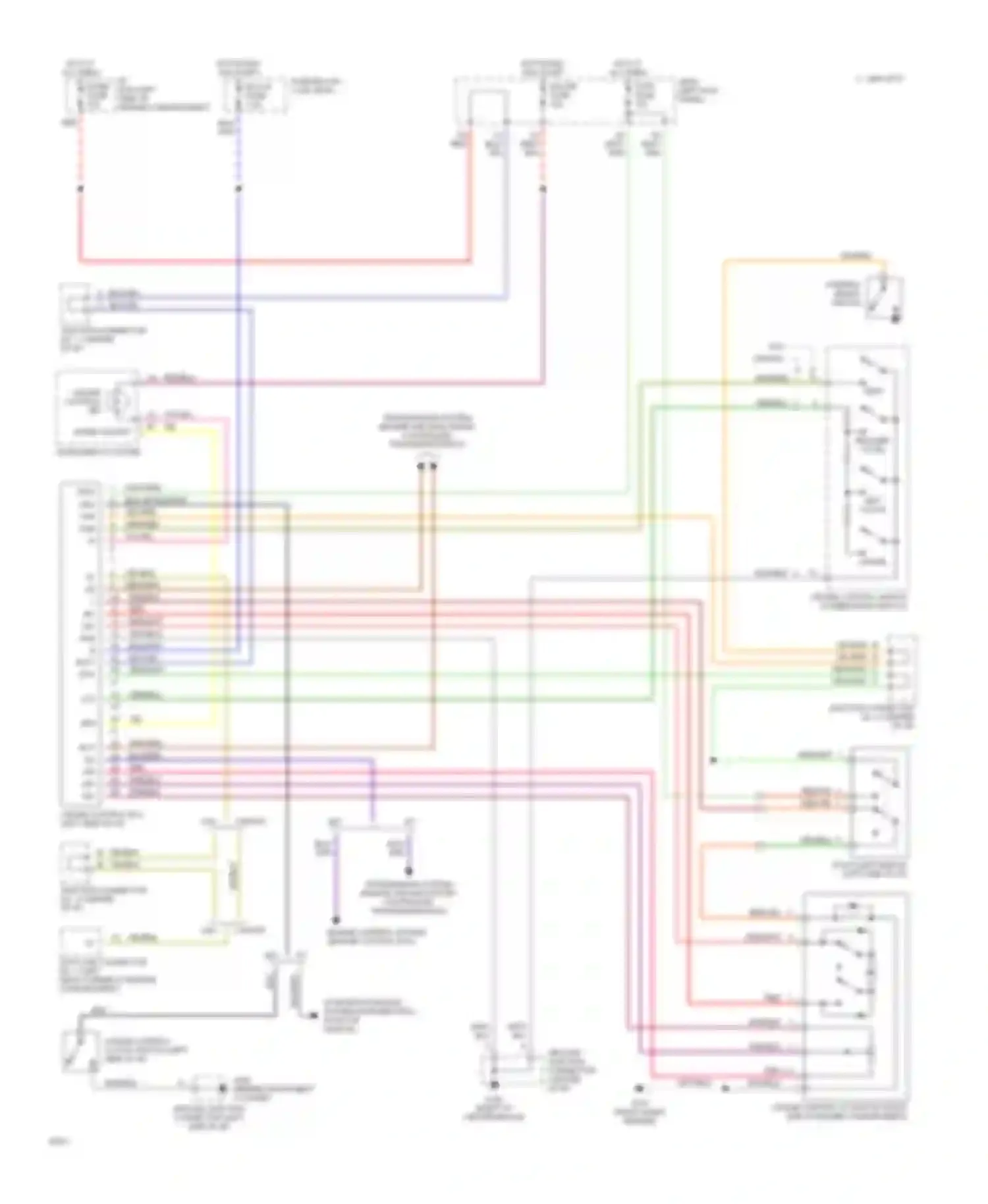 Paseo Toyota L40 (1991-1996): Cruise control circuit