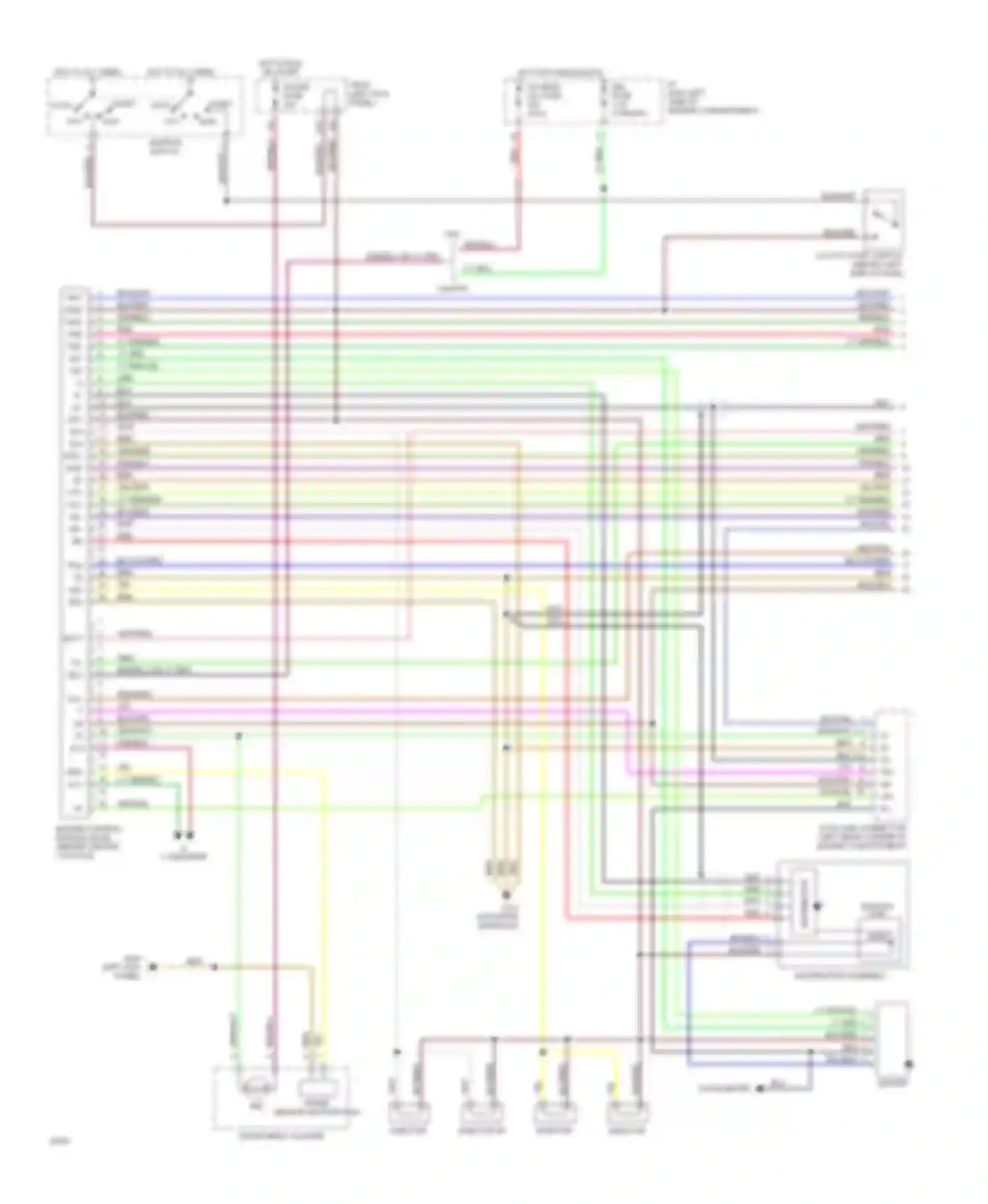 Paseo Toyota L40 (1991-1996): Wiring diagram engine performance 1.5ls, m/t (1 of 2)