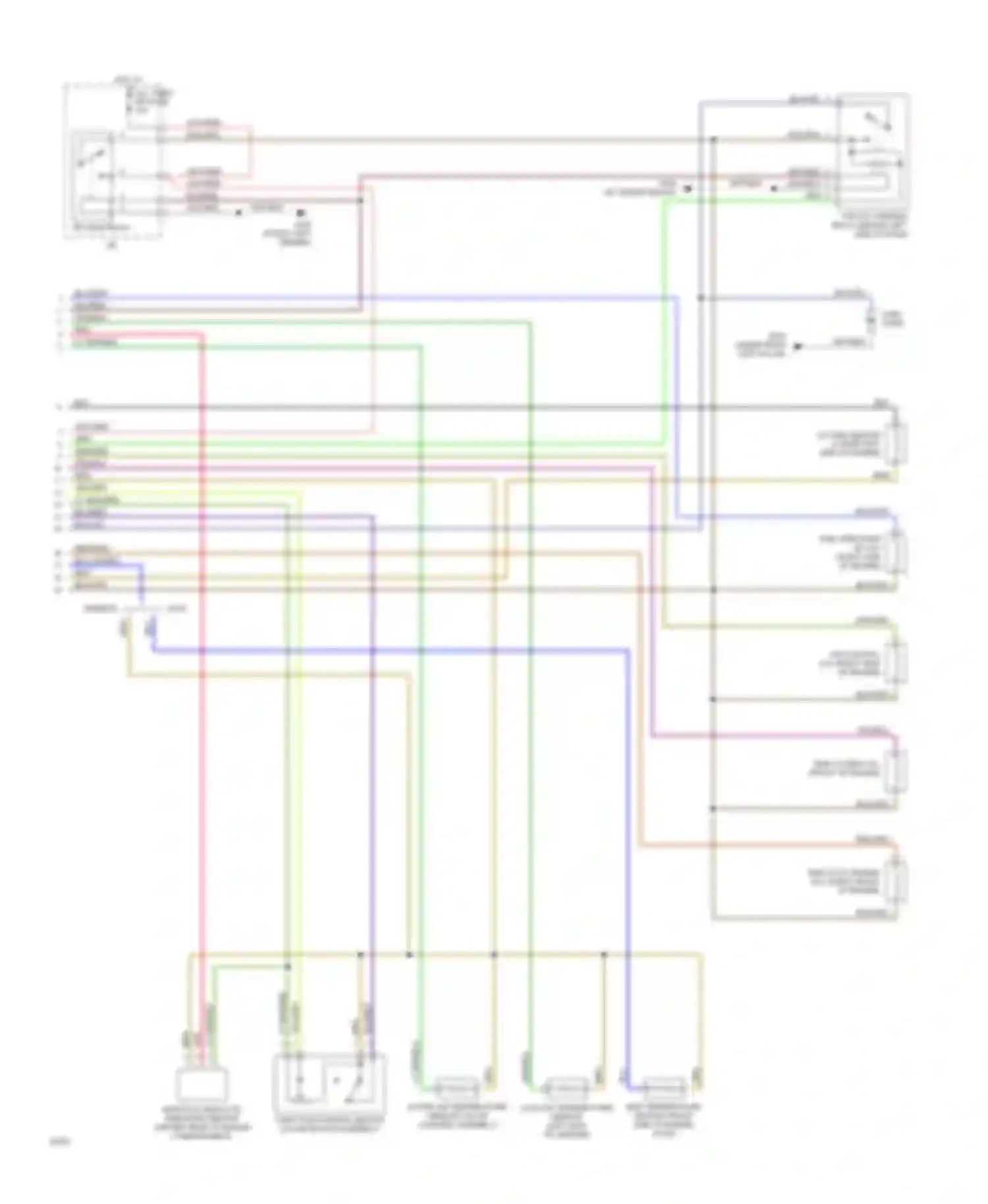 Paseo Toyota L40 (1991-1996): Wiring diagram engine performance 1.5ls, m/t (2 of 2)