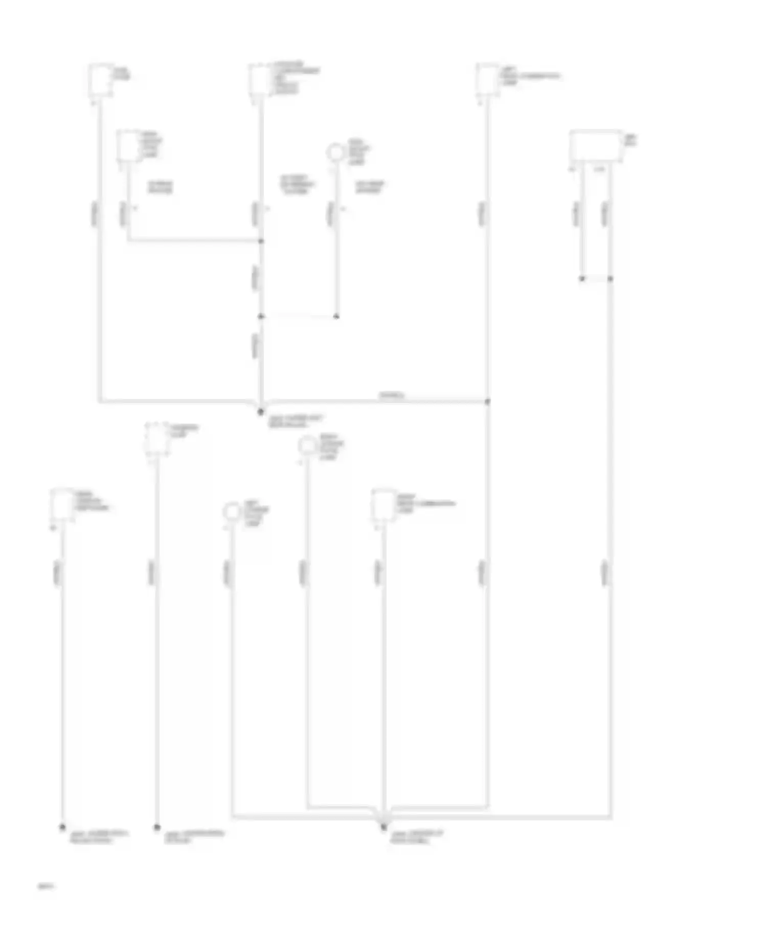 Paseo Toyota L40 (1991-1996): Ground distribution circuit (3 of 3)