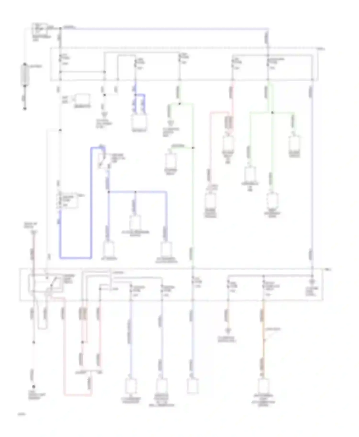 Wiring diagram engine control module for Toyota Paseo L40 (1991-1996) (1 of 4)