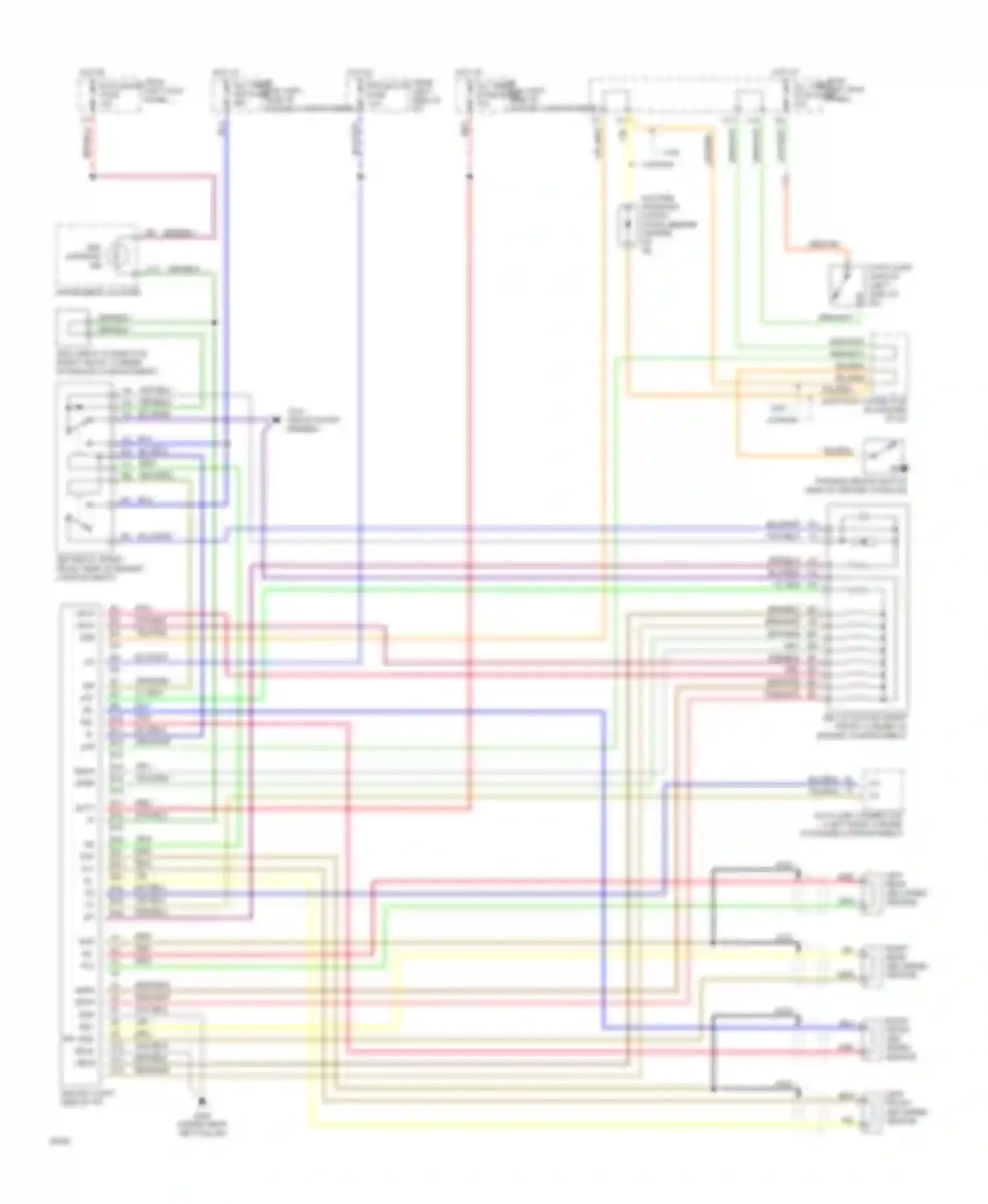 Wiring diagram left front abs speed sensor for Toyota Paseo L40 (1991-1996) (1 of 1)