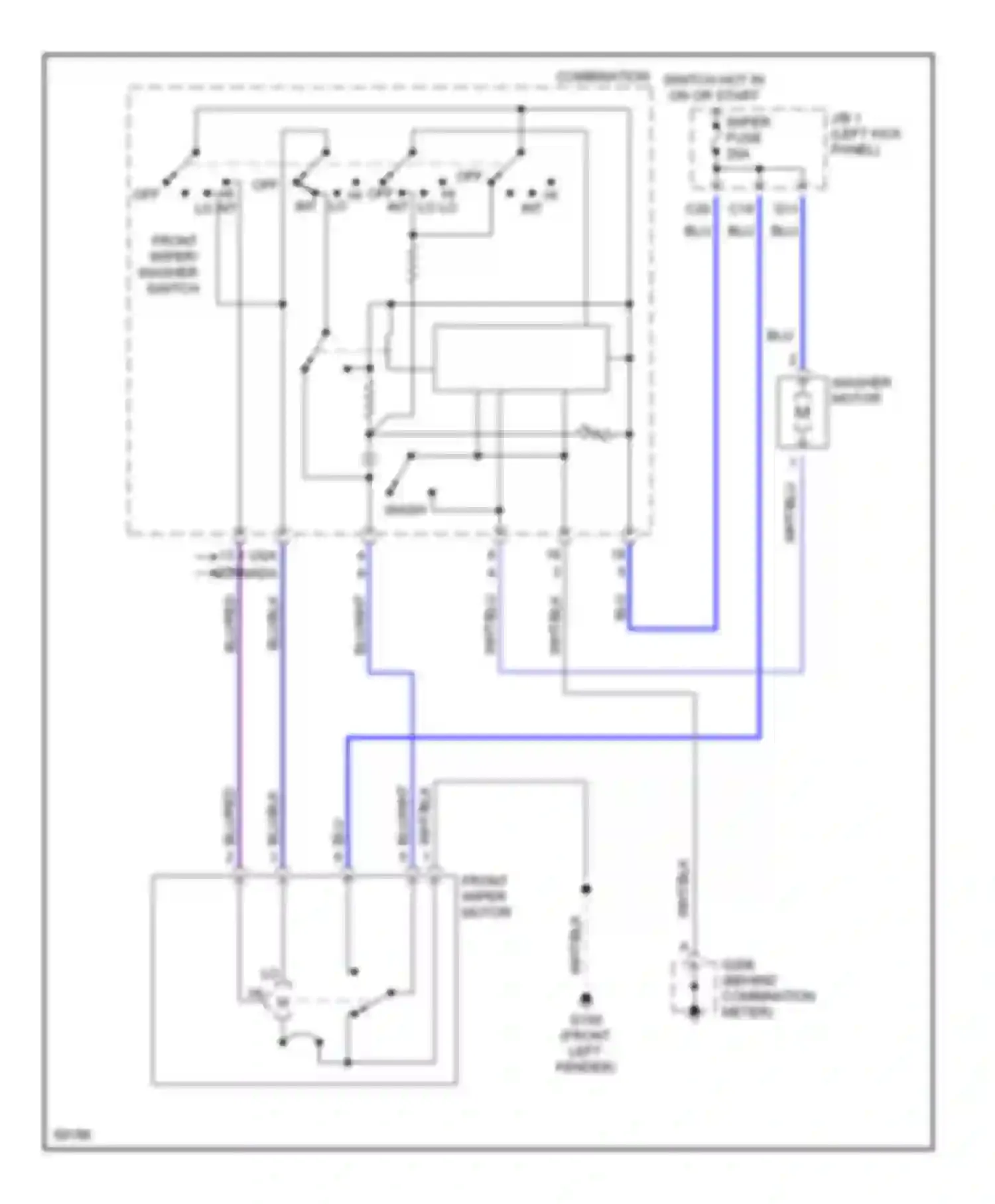 Wiring diagram off hi hi int lo lo int for Toyota Paseo L40 (1991-1996) (1 of 1)